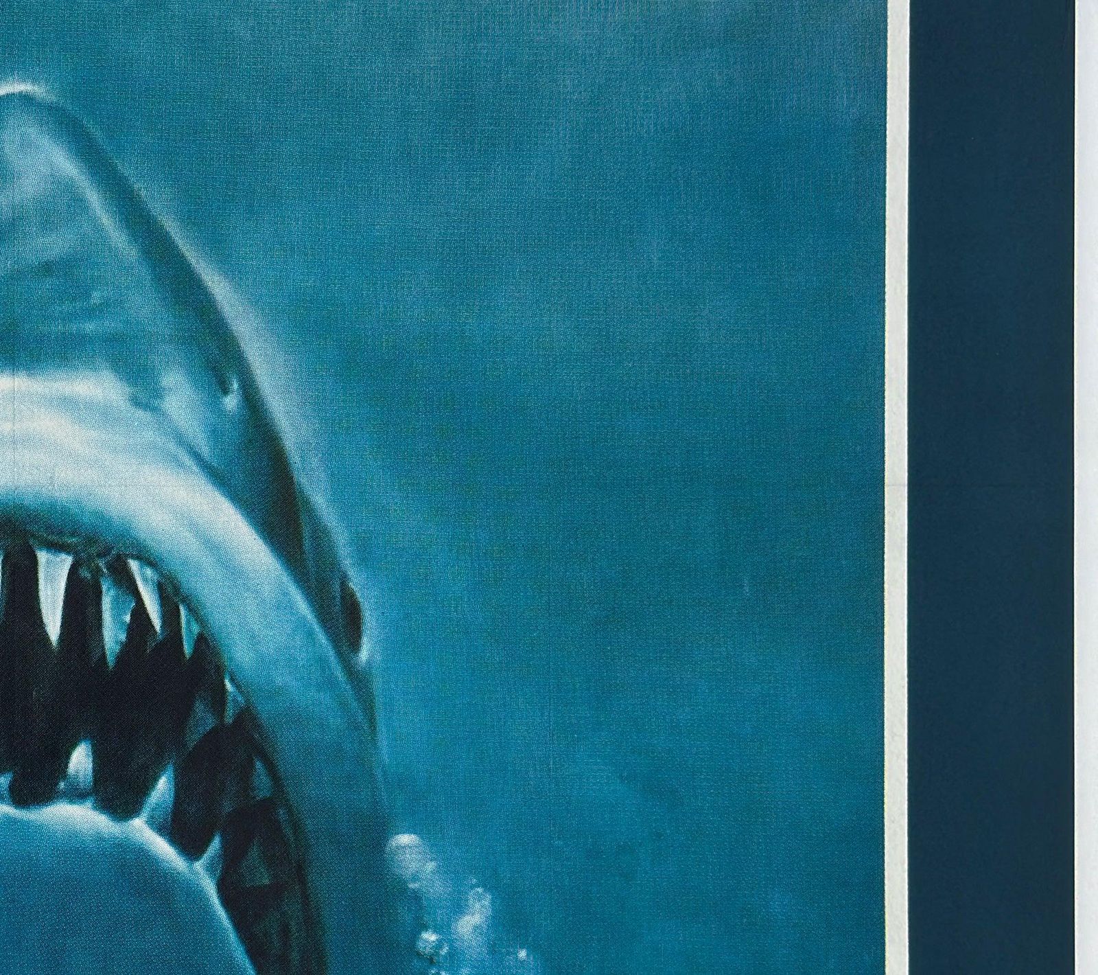 Affiche de cinéma française Grande format, Jaws 1975, Roger Kastel photo vinterior