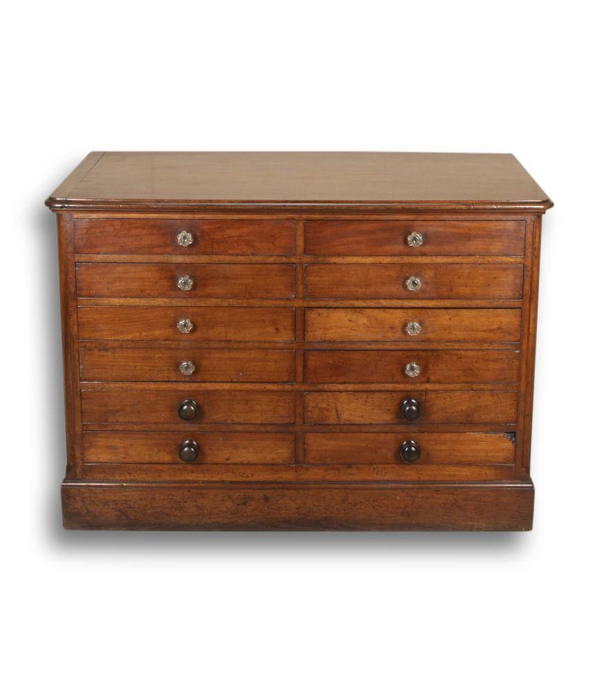 Victorian Fruitwood Haberdashery Chest Of Drawers photo furniture