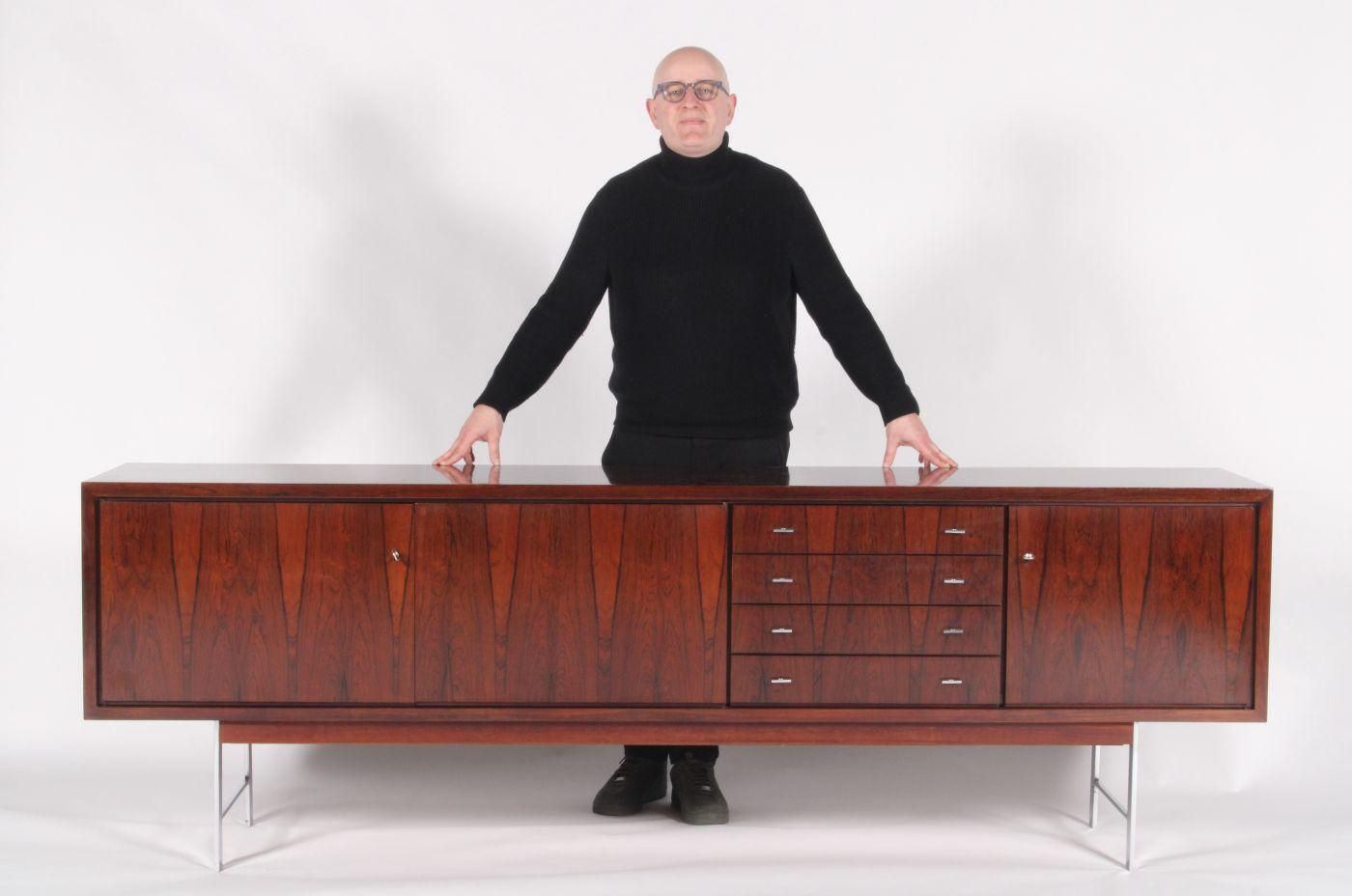 Stunning Mid Century Scandanavian Rosewood Sideboard photo Furniture