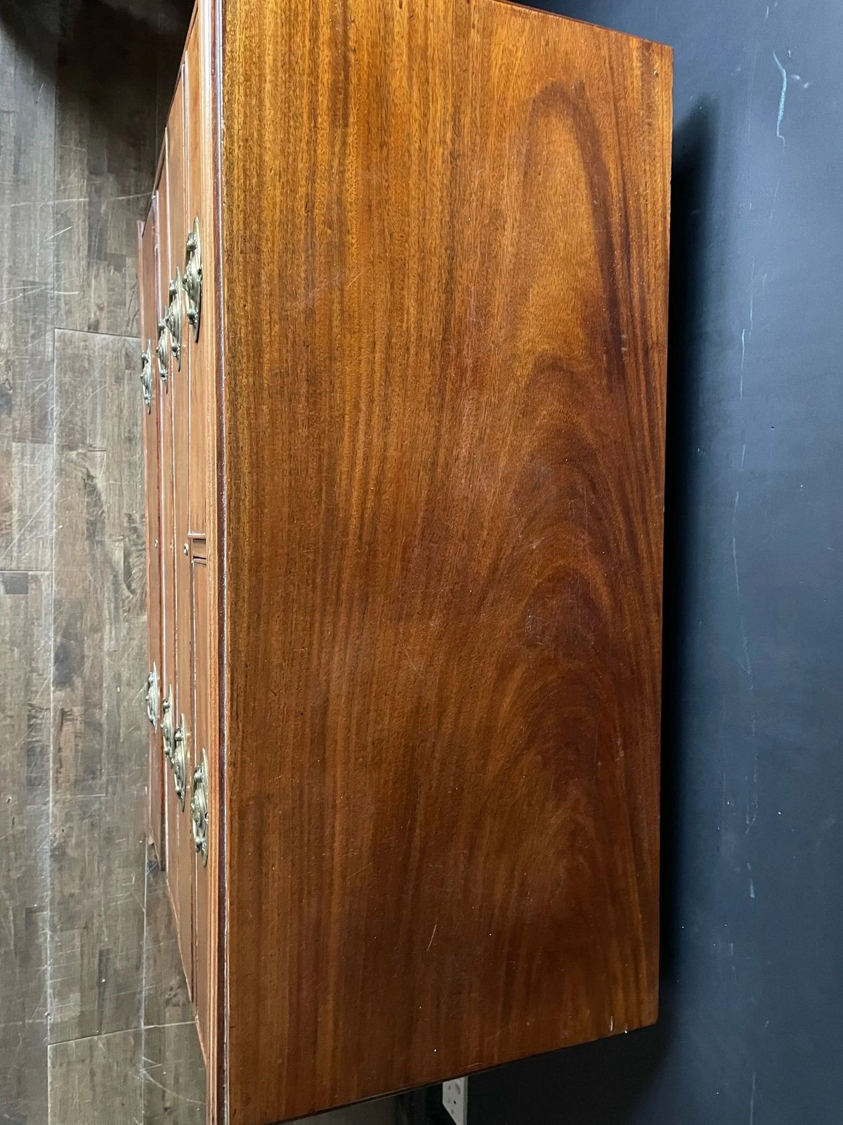 Georgian Mahogany Chest, 1800s photo for sale