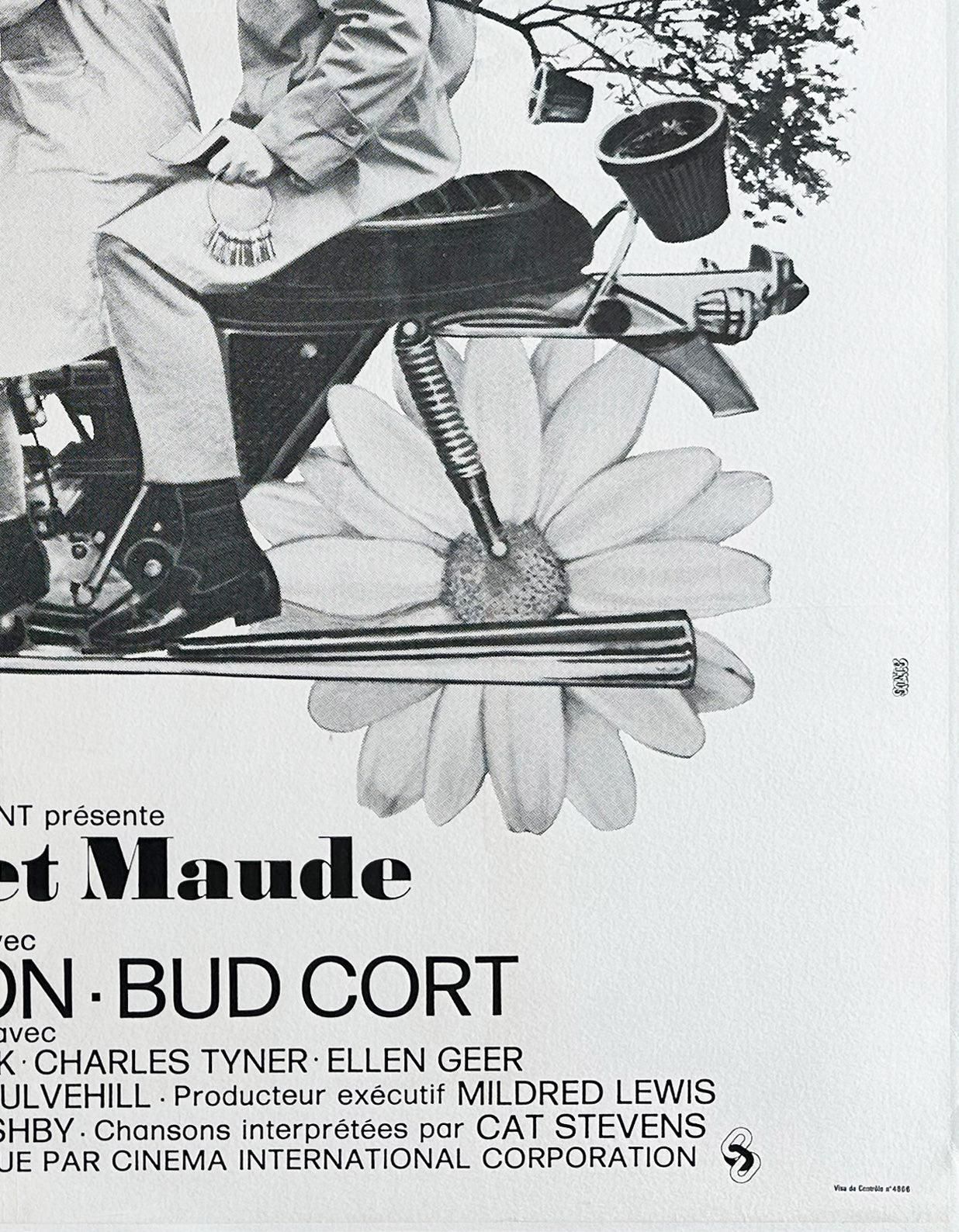 Harold And Maude 1972 French Grande Film Poster photo vinterior