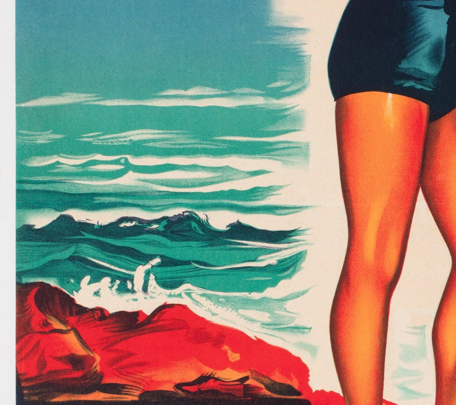 Affiche de cinéma française Moyenne « From Here To Eternity » 1953, Constantin Belinsky photo 2470.0