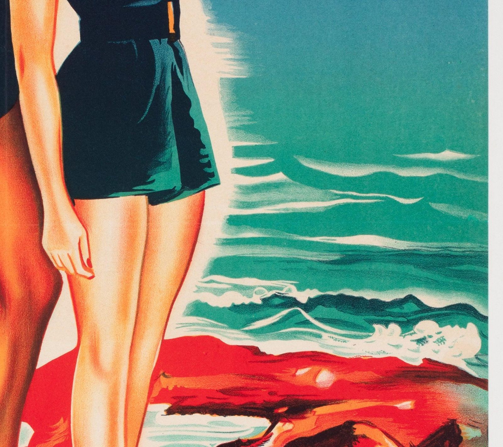 Affiche de cinéma française Moyenne « From Here To Eternity » 1953, Constantin Belinsky photo vinterior