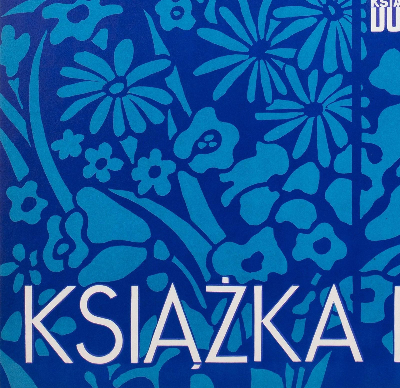 Affiche publicitaire polonaise Book For Ewa 1974 Dom Ksiazki, Witold Janowski photo vinterior