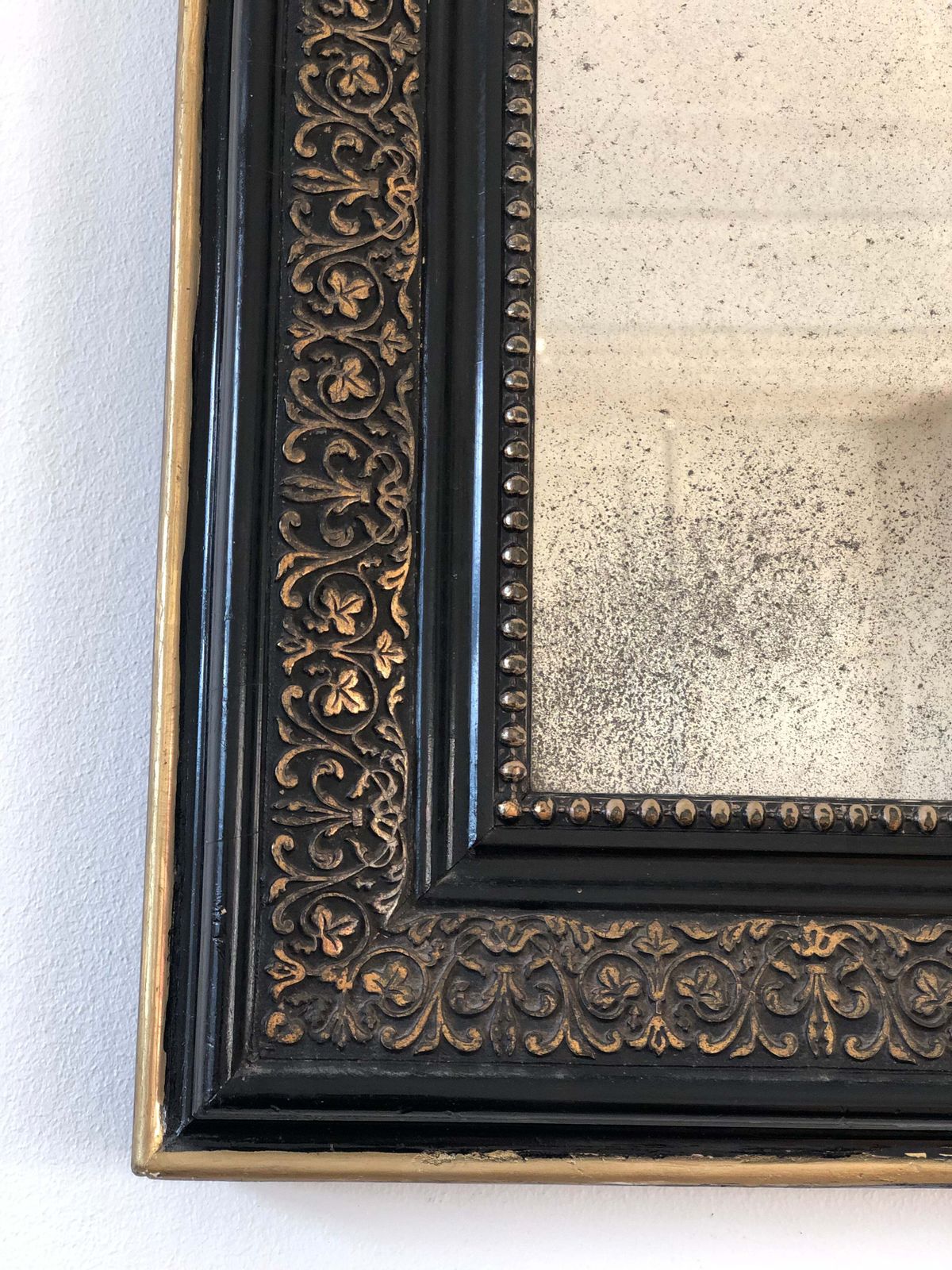 Large Antique French Louis Philippe Full Length Giltwood Mirror, Late 19th Century photo furniture