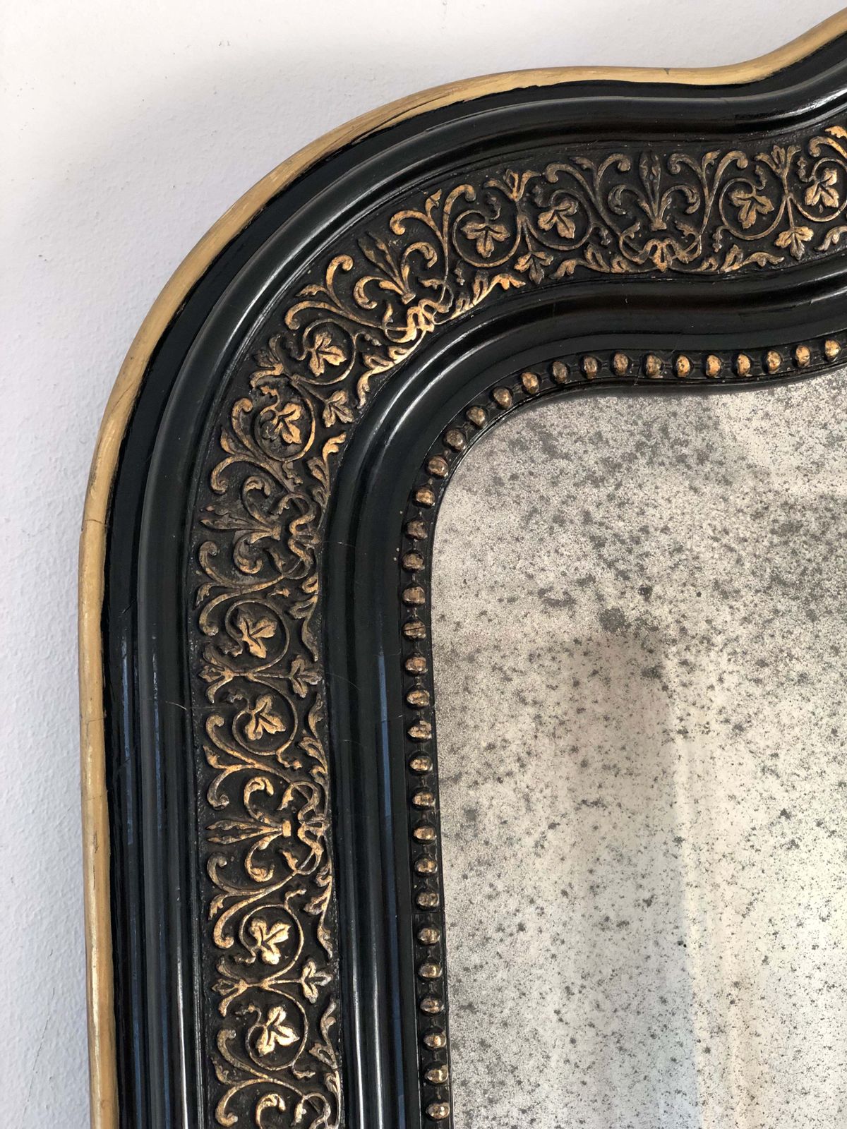 Large Antique French Louis Philippe Full Length Giltwood Mirror, Late 19th Century photo for sale