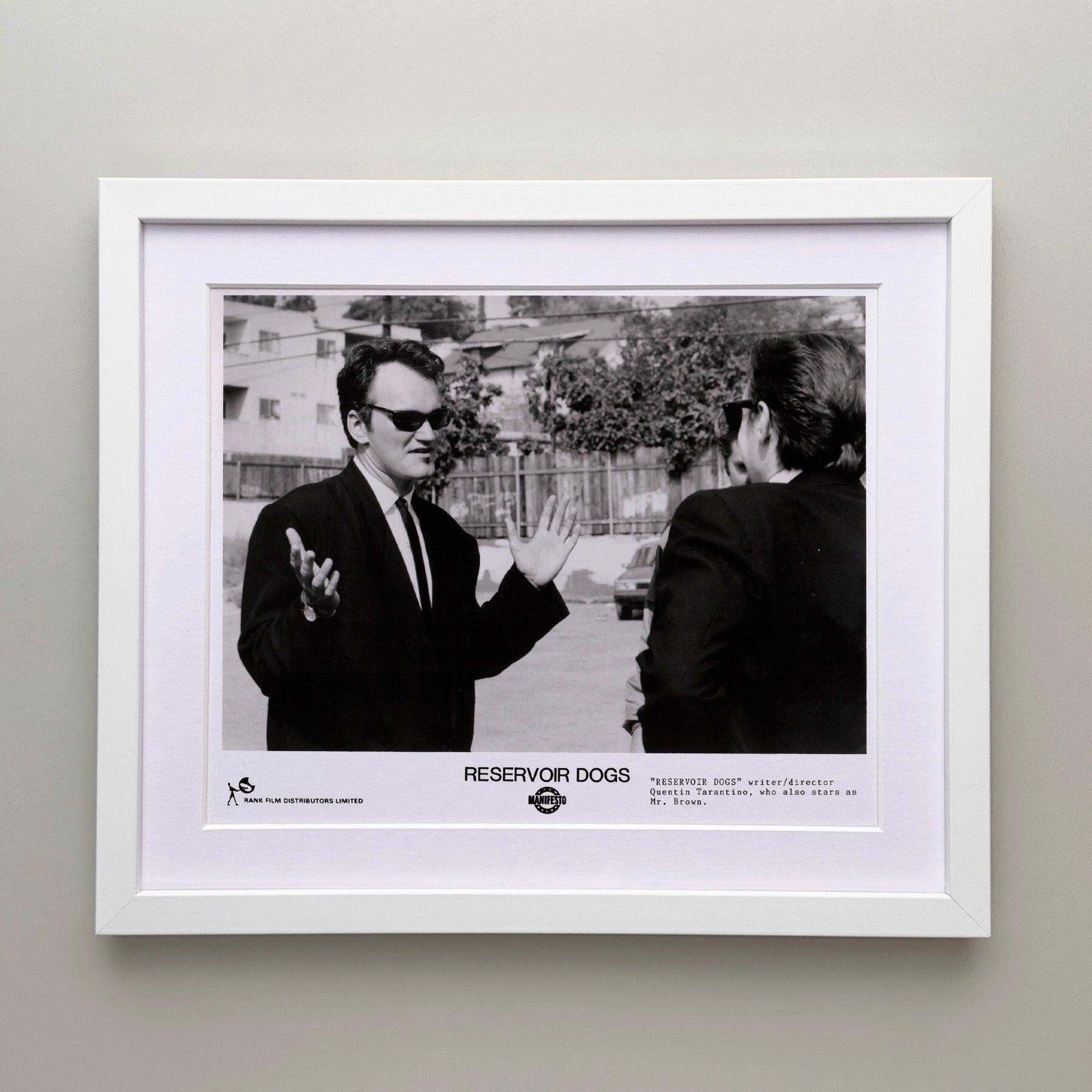 Photo de presse du film Reservoir Dogs, 1992, encadrée photo for sale