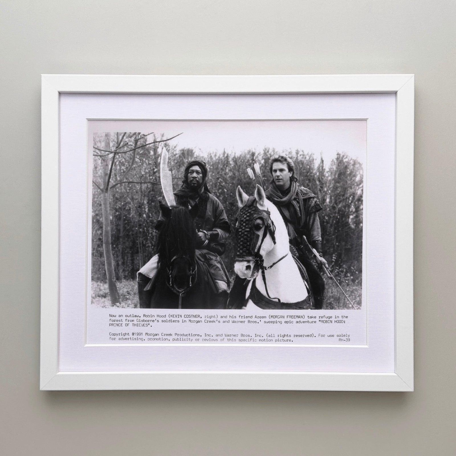Photo de presse encadrée, Robin Hood Prince of Thieves, 1991 photo for sale