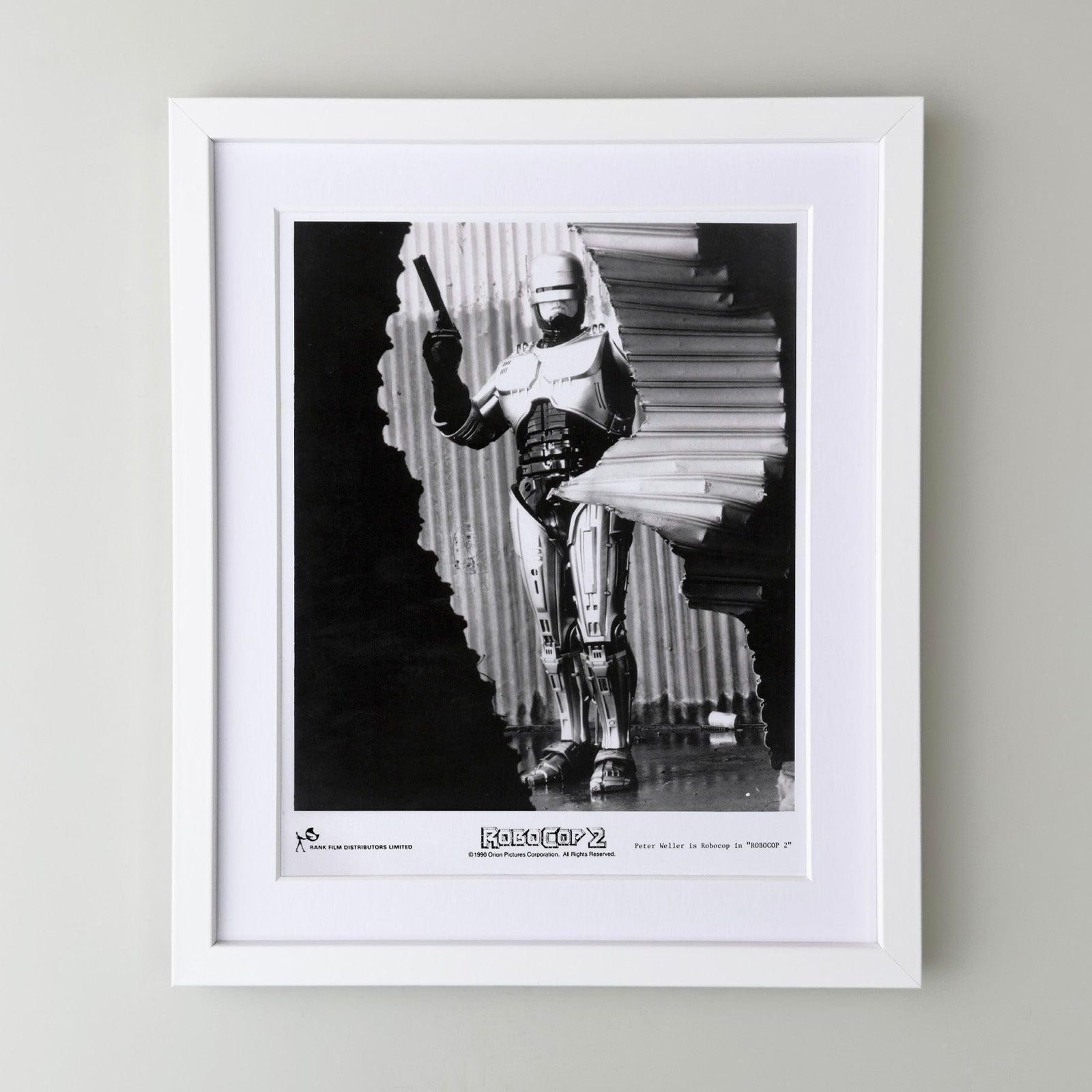 Photo de presse originale Robocop 2, 1990, encadrée photo for sale