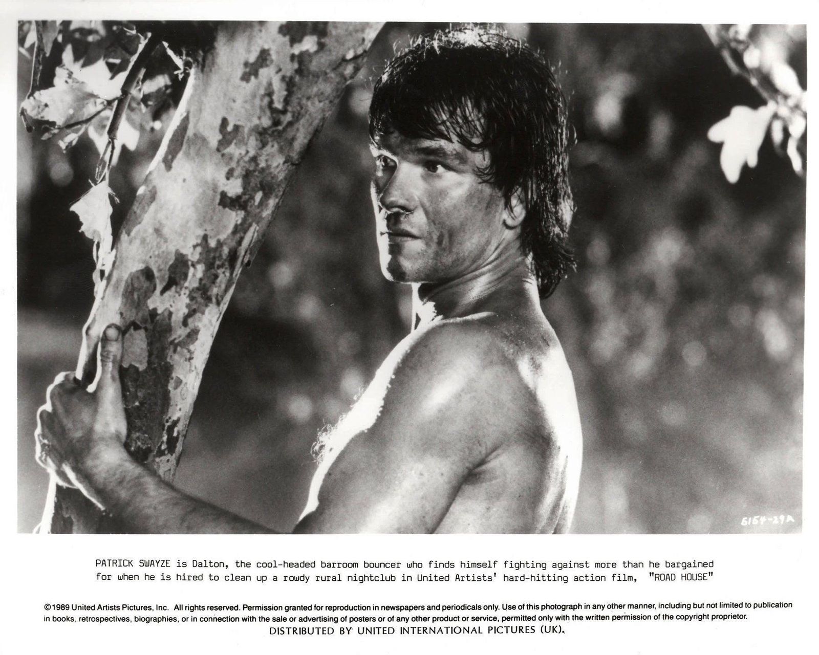 Road House 1989 Publicity Film Movie Press Still Framed photo vinterior