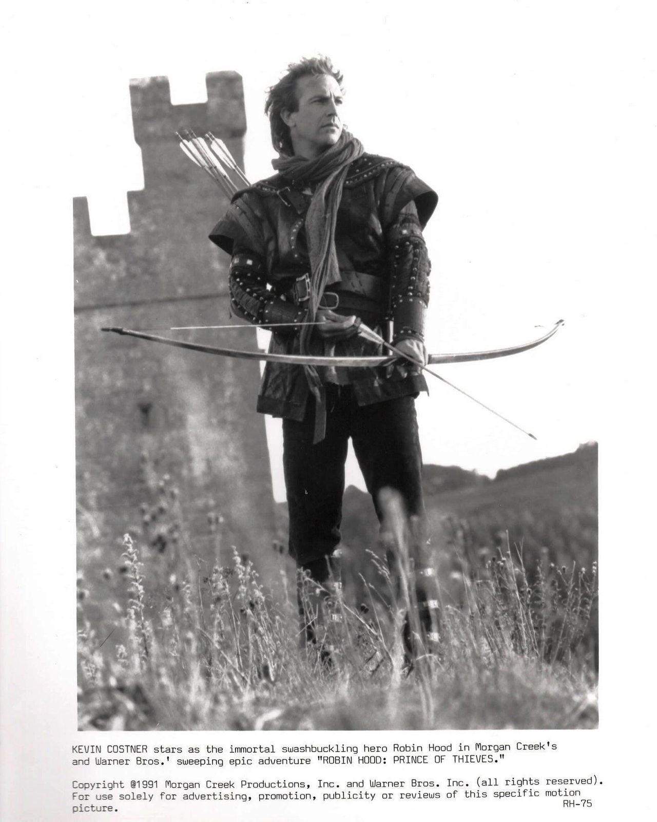 Robin Hood Prince Of Thieves 1991 Publicity Film Movie Press Still Framed photo vinterior