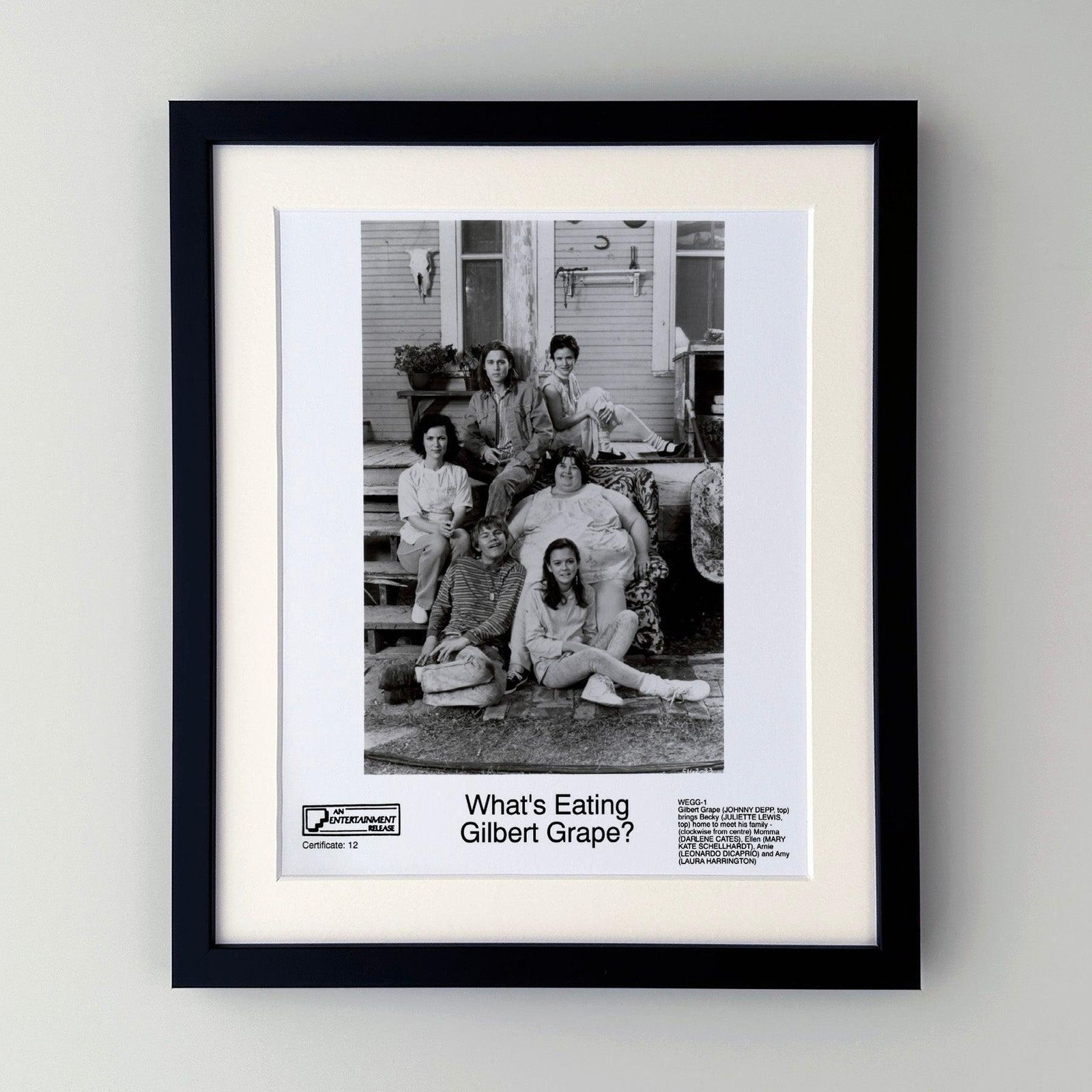 Photo de presse originale encadrée, What's Eating Gilbert Grape, 1993 photo furniture