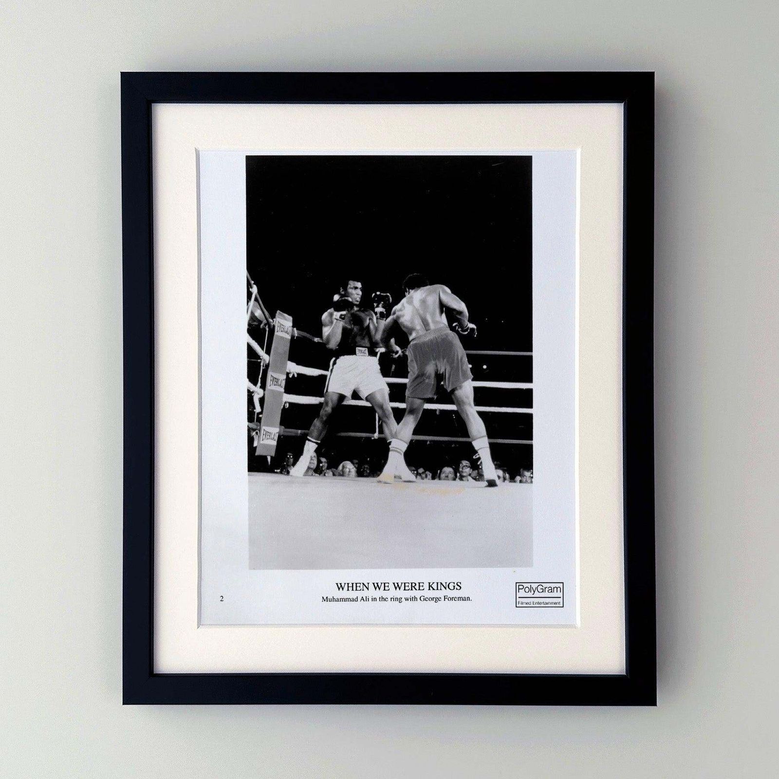 Photographie de presse encadrée, When We Were Kings, 1996 photo furniture