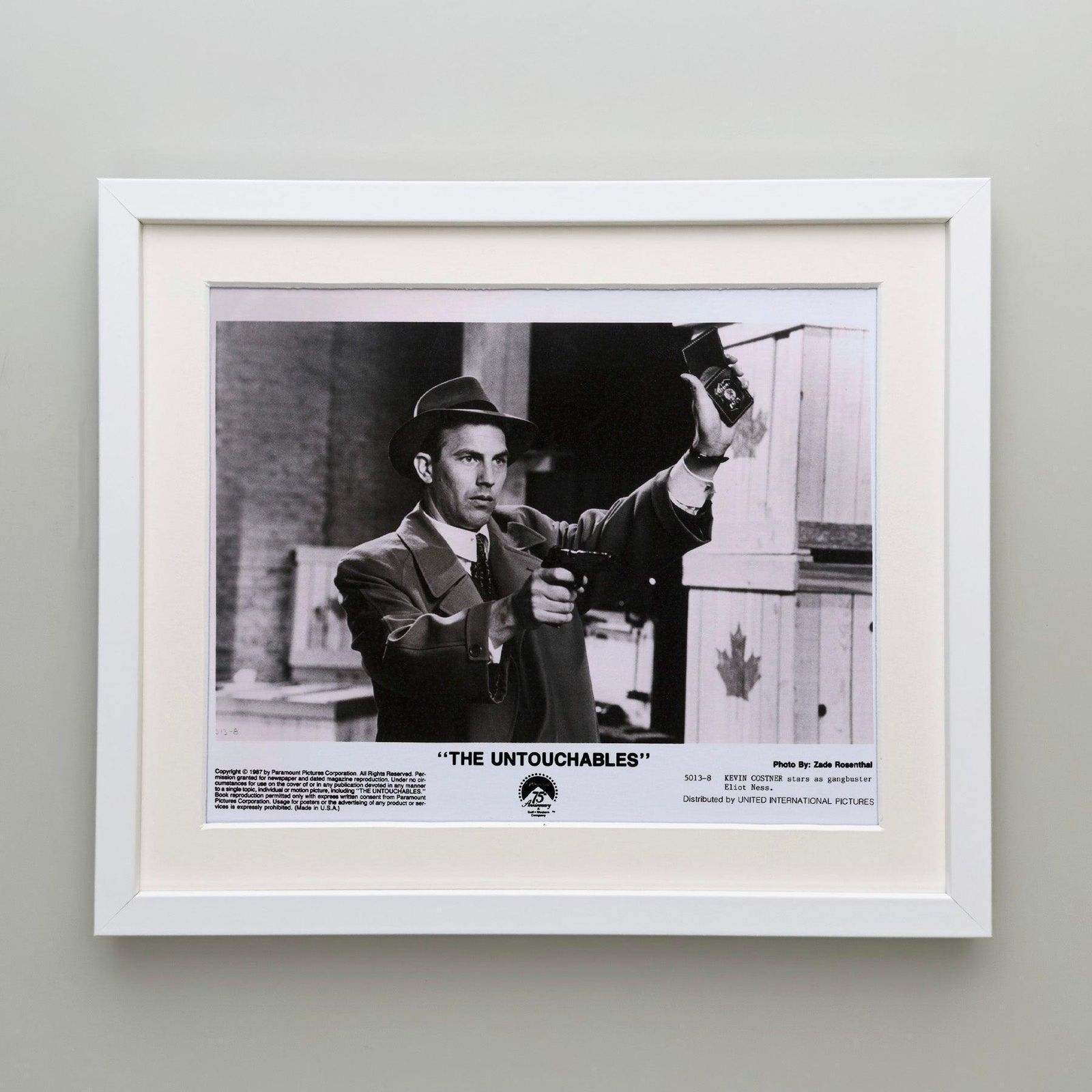 The Untouchables 1987 Publiciteitsfoto Film Movie Press Still Ingelijst photo Kunst