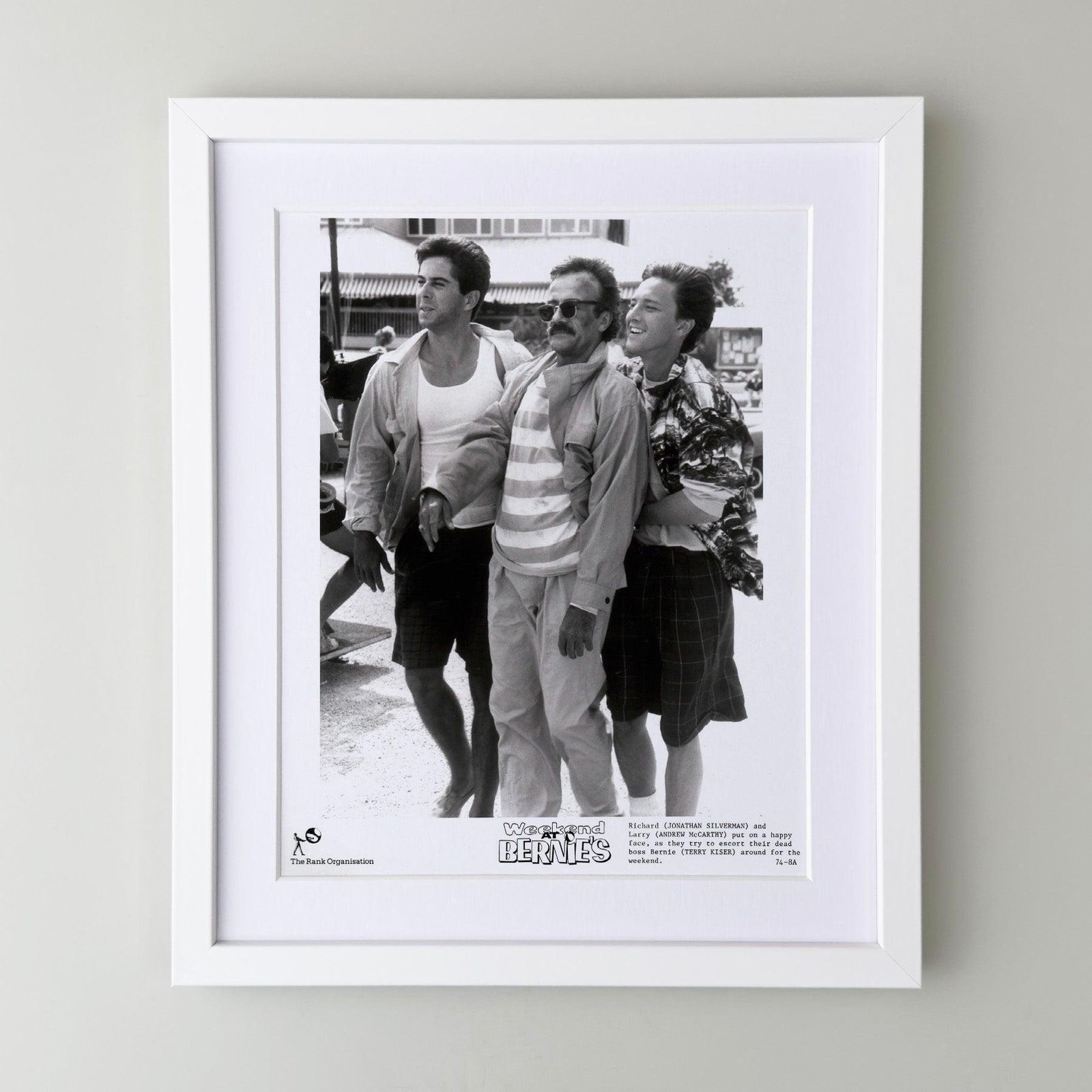 Weekend At Bernies 1989 Publicity Film Movie Press Still Framed photo for sale