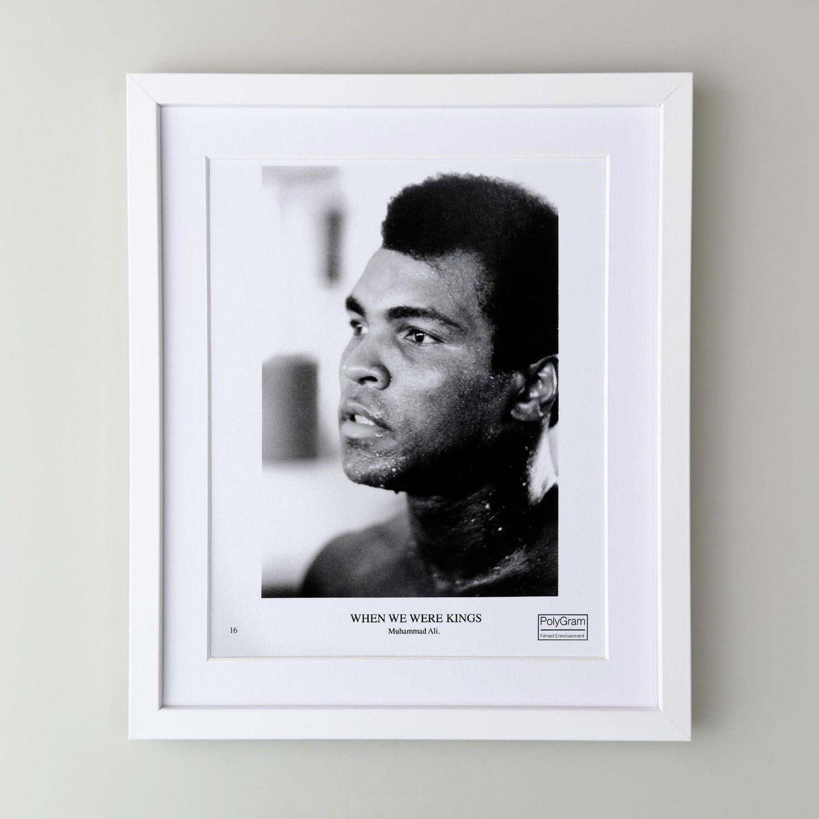 When We Were Kings 1996 Publicity Film Movie Press Still Framed photo for sale