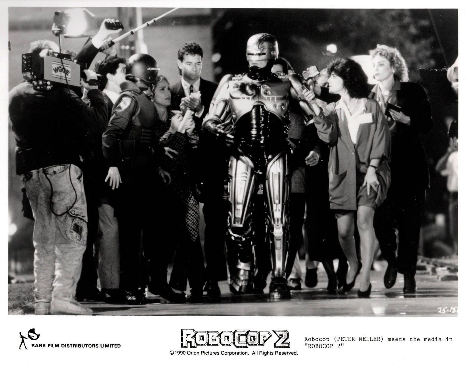Photo de presse originale Robocop 2, 1990, encadrée photo vinterior