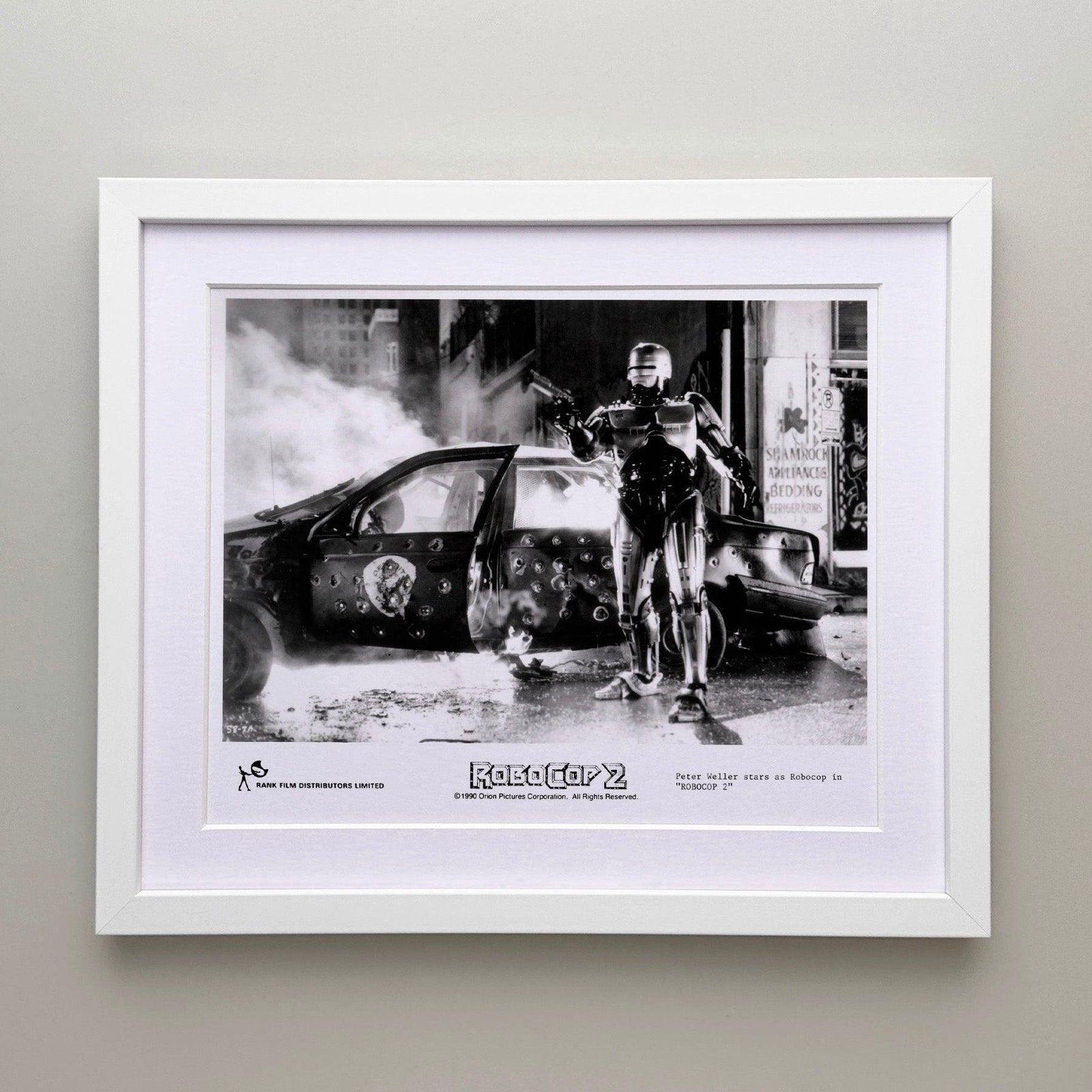 Robocop 2 1990 Publiciteitsfilmfoto, ingelijst photo for sale