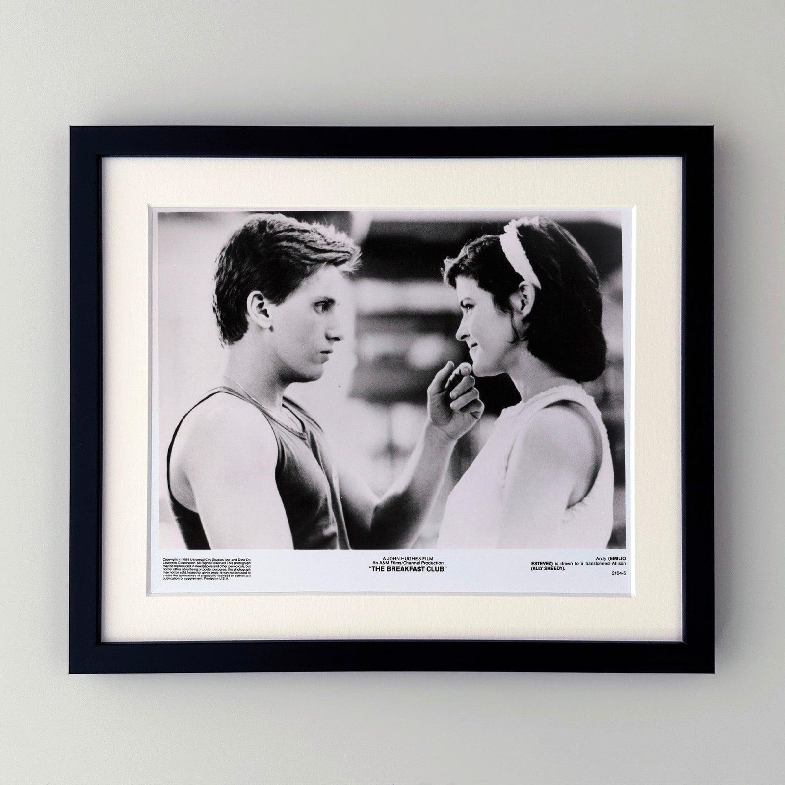 The Breakfast Club 1985 Publicity Film Movie Press Still Framed photo furniture