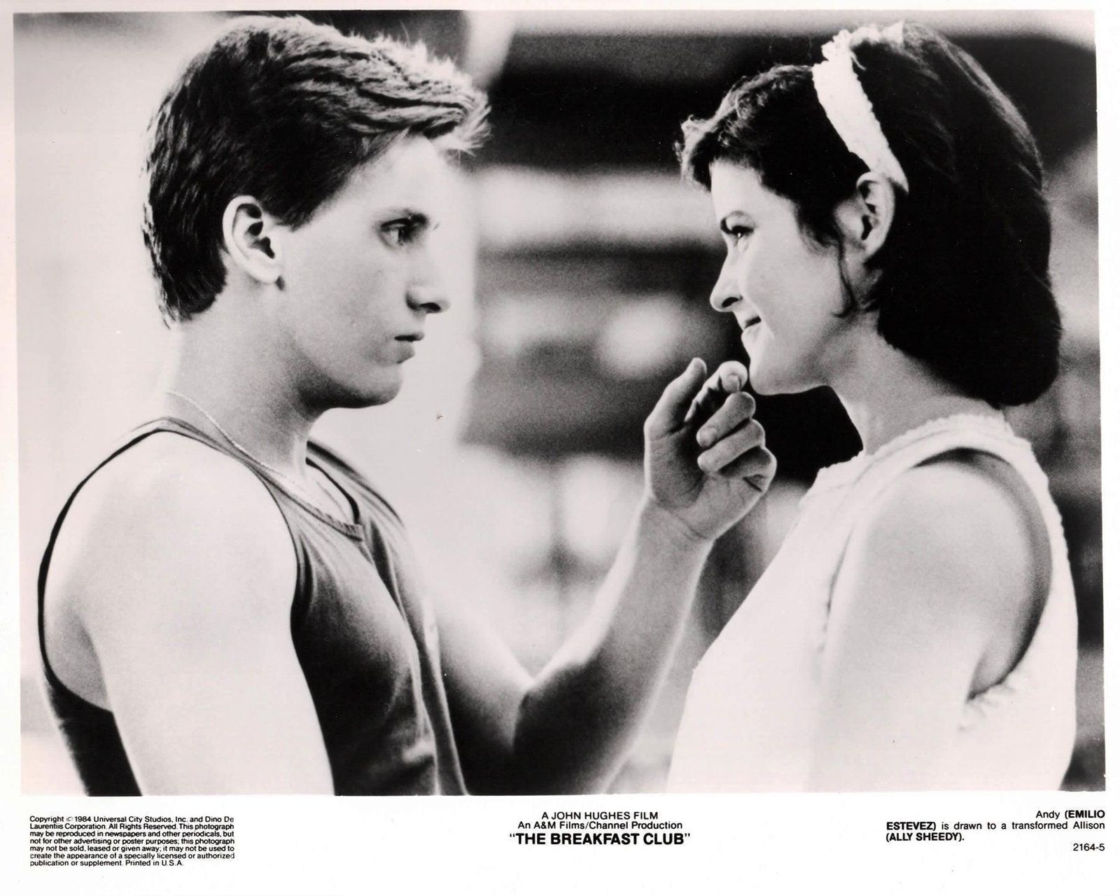 Photo de presse originale encadrée, The Breakfast Club, 1985 photo vinterior