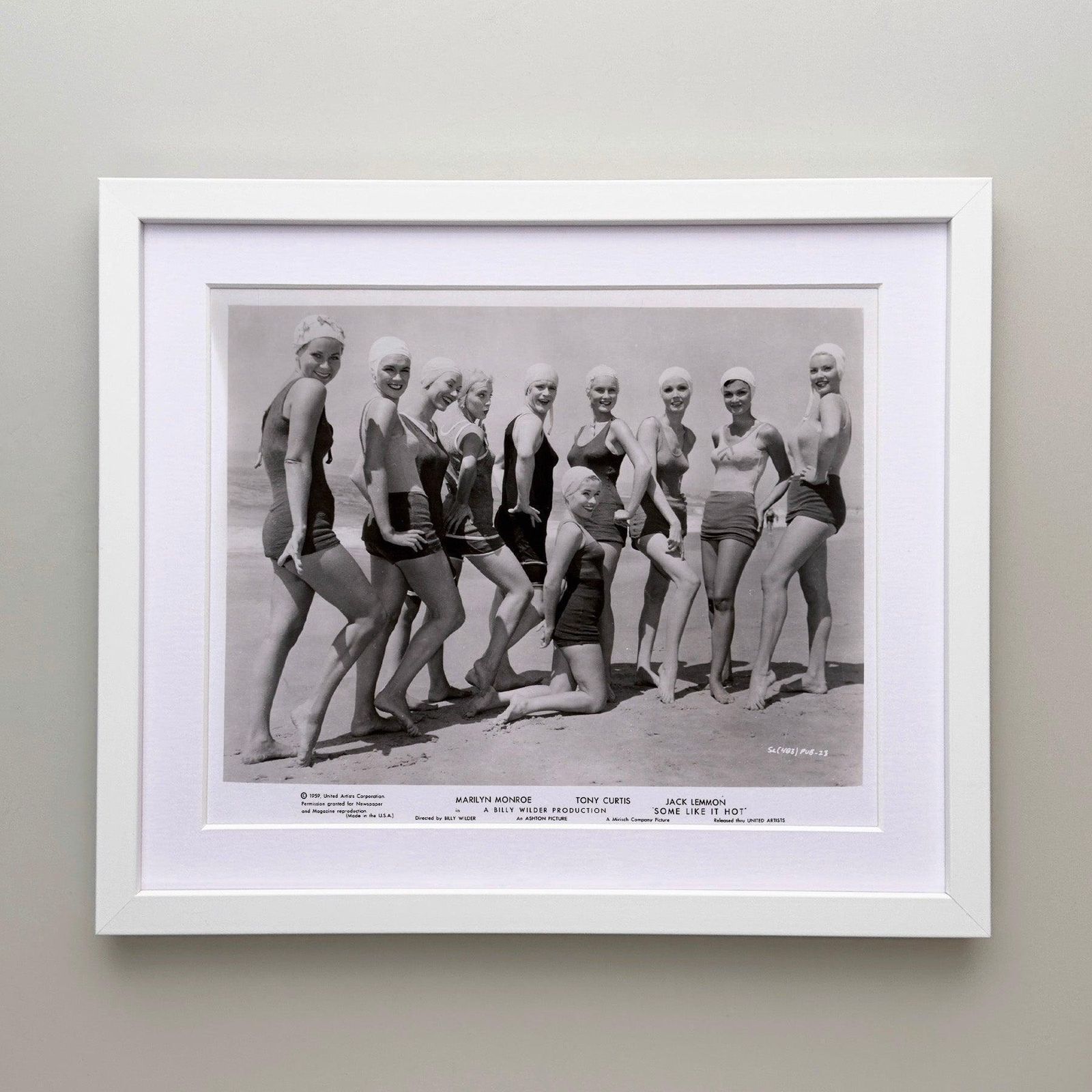 Photographie de presse originale encadrée, Some Like It Hot, 1959 photo for sale