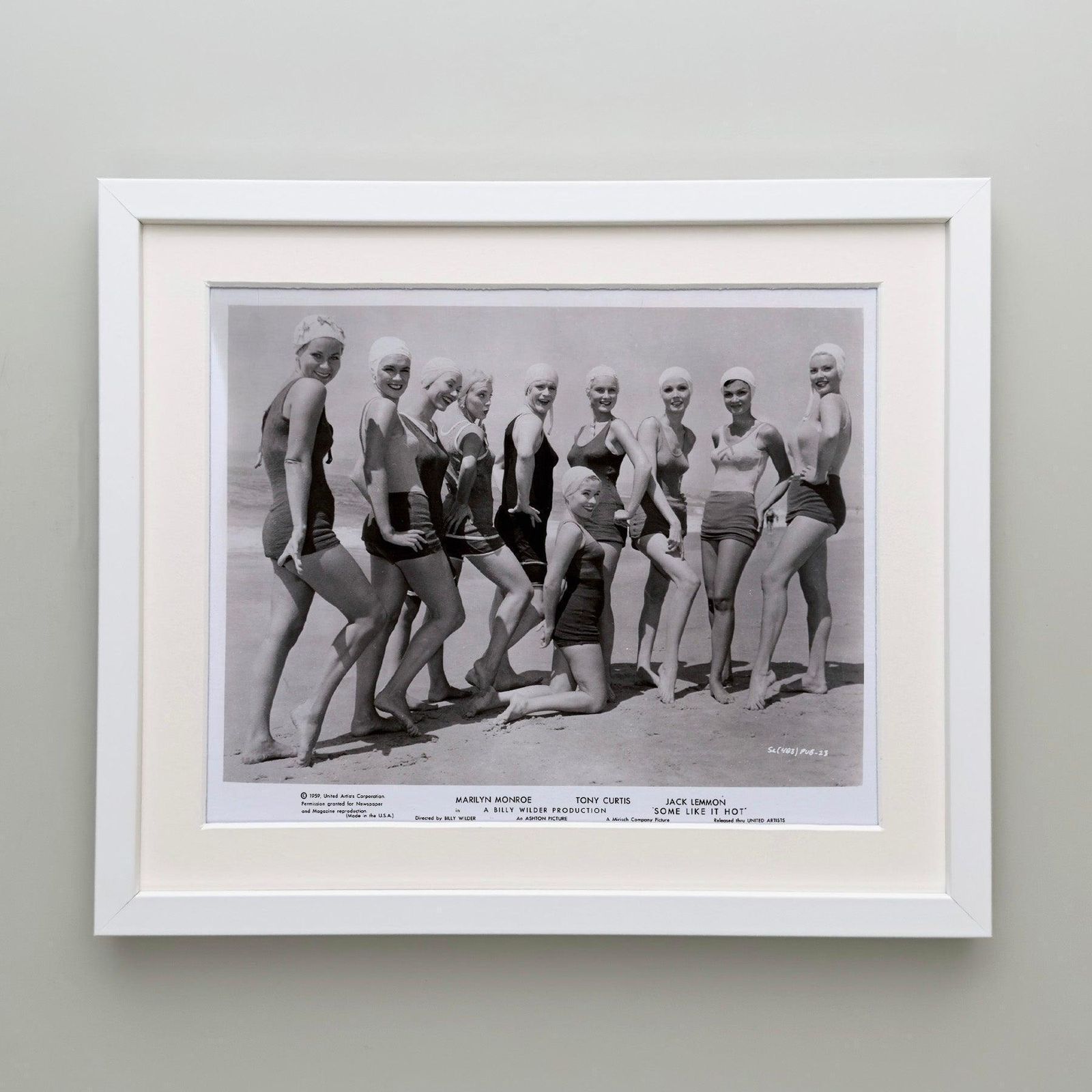 Some Like It Hot 1959 Publicity Film Movie Press Still Framed photo Kunst
