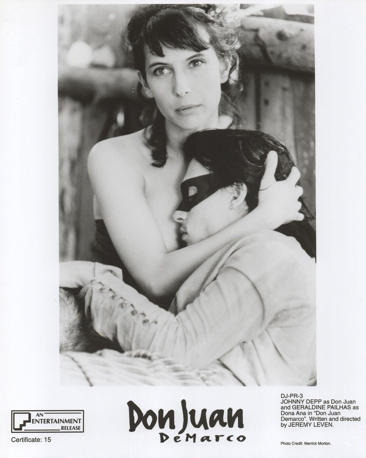 Don Juan Demarco 1994 Publicity Film Movie Press Still Framed photo vinterior