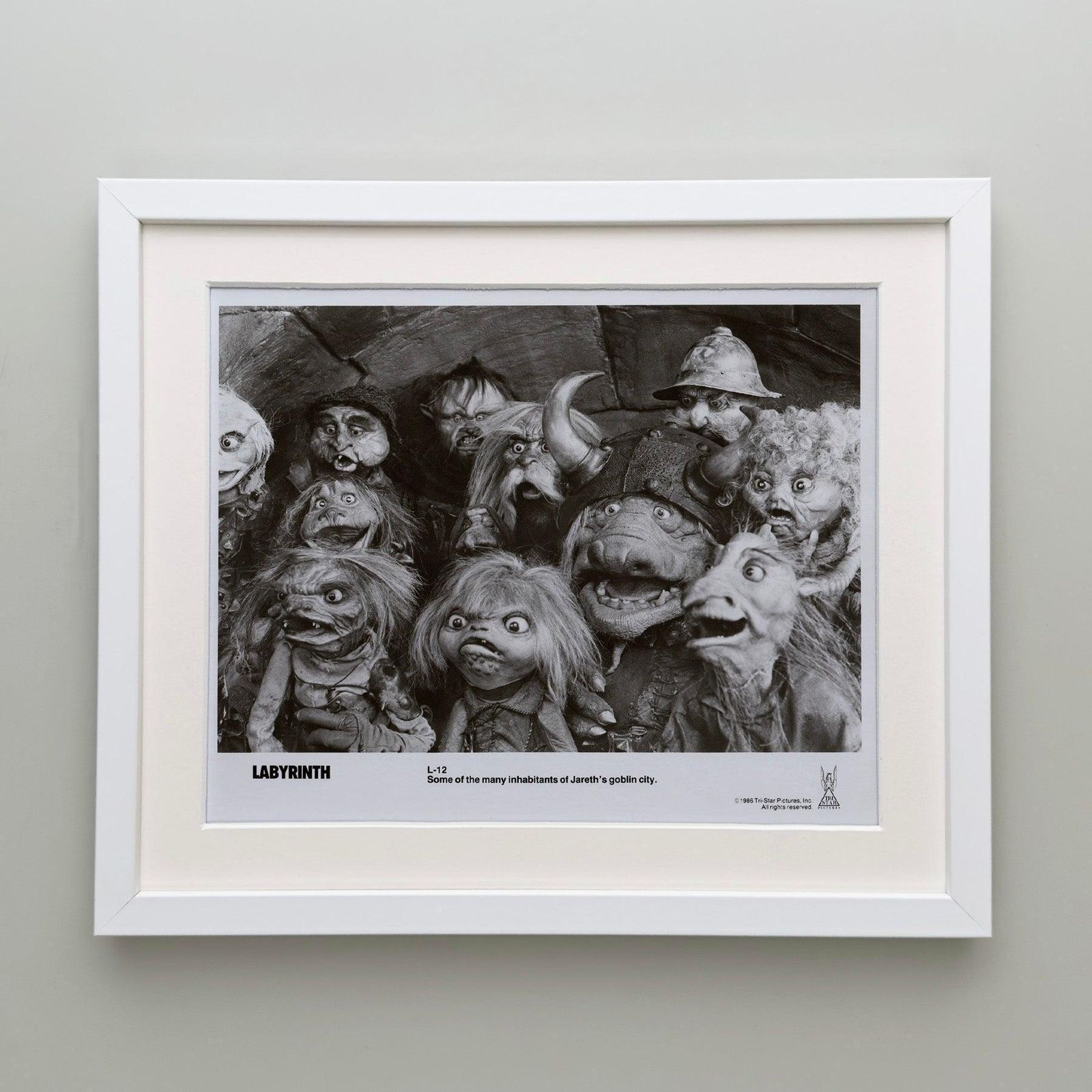 Labyrinth 1986 Publiciteitsfilm Movie Press Still, ingelijst photo Kunst