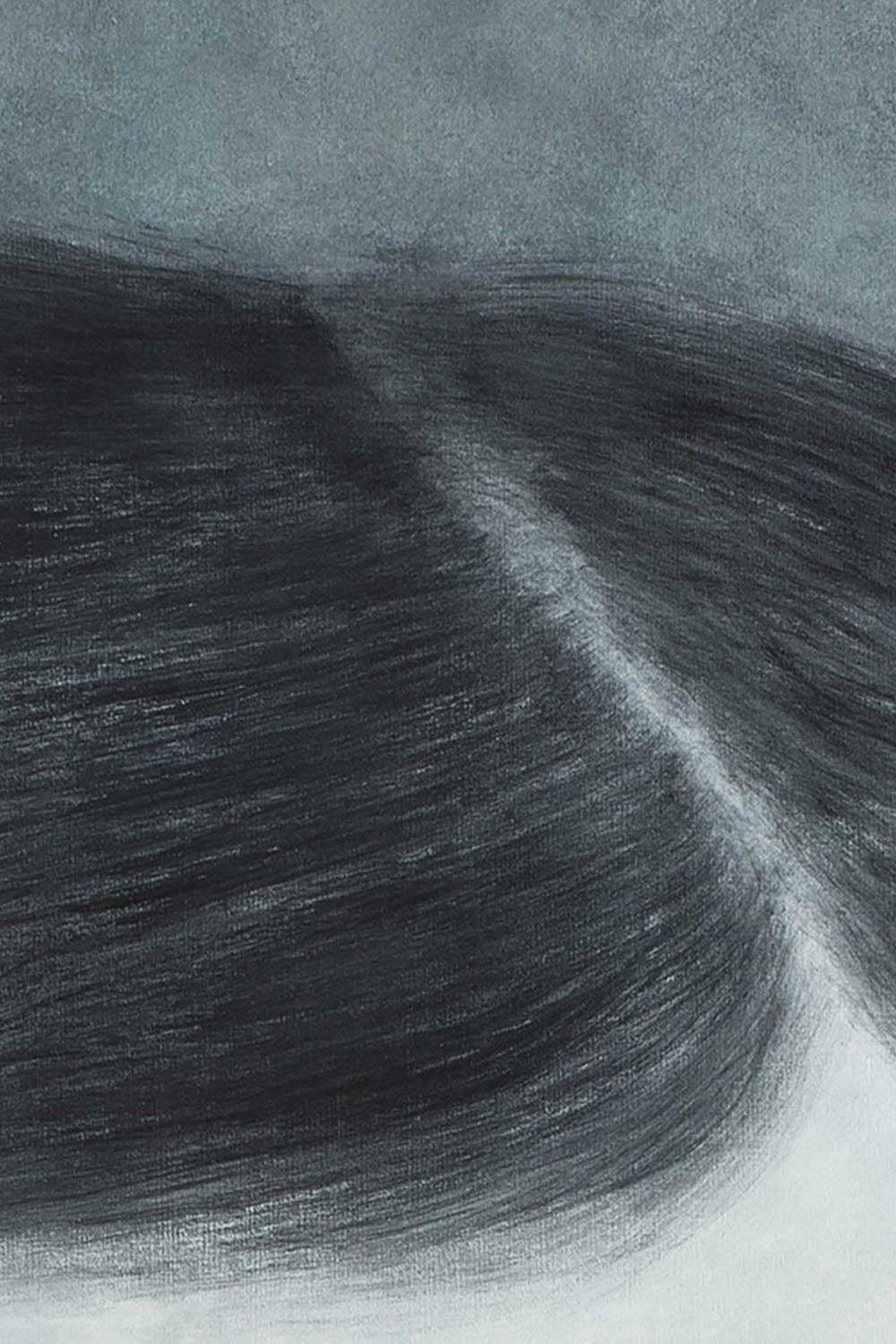 Evelyne Baget Painted Detail Of A Portrait Of A Young Woman. Contemporary photo buy