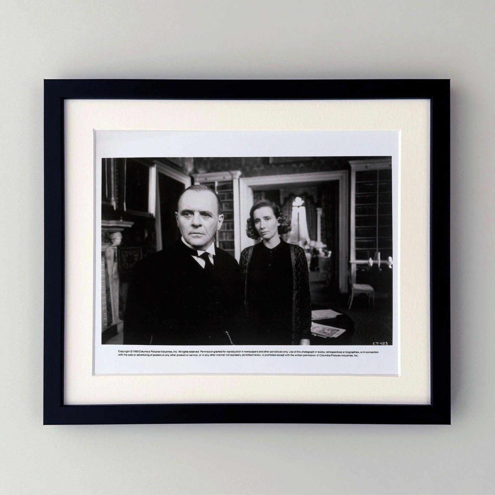 Photo de presse encadrée, The Remains of the Day, 1993 photo furniture