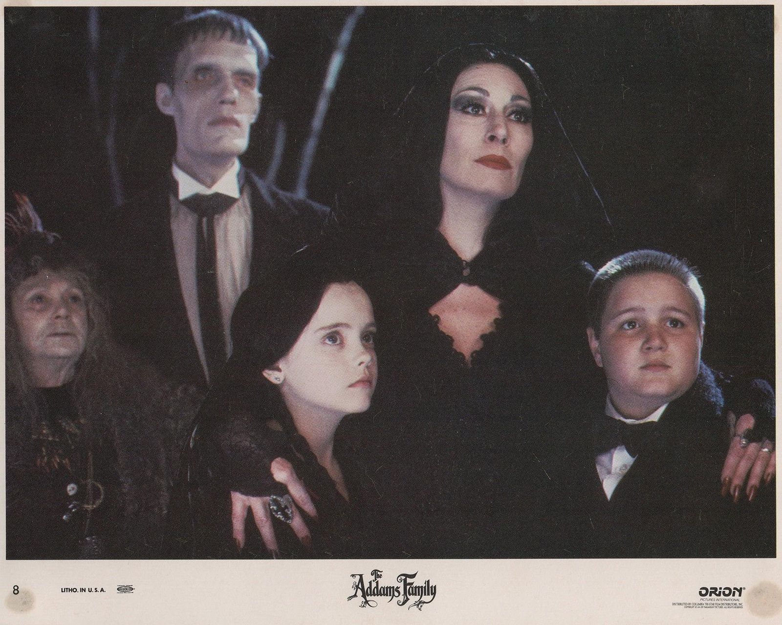 The Addams Family 1991 Publicity Film Movie Press Still Framed photo vinterior