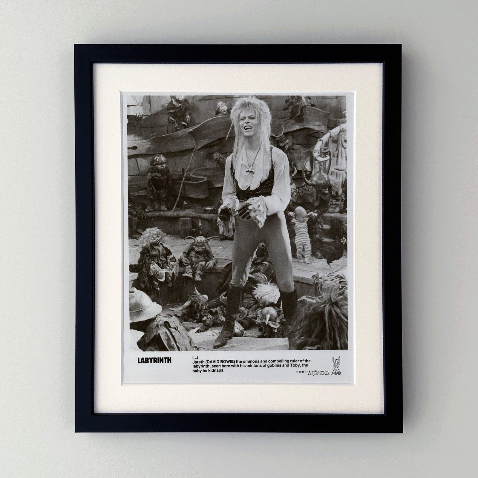 Labyrinth 1986 Publicity Film Movie Press Still Framed photo furniture