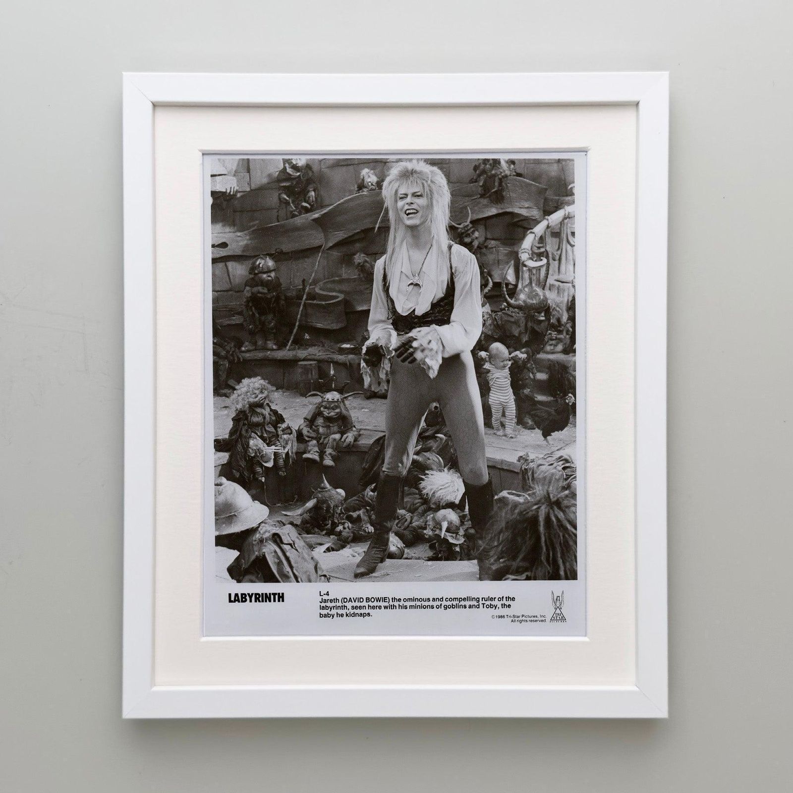 Labyrinth 1986 Publicity Film Movie Press Still Framed photo Art
