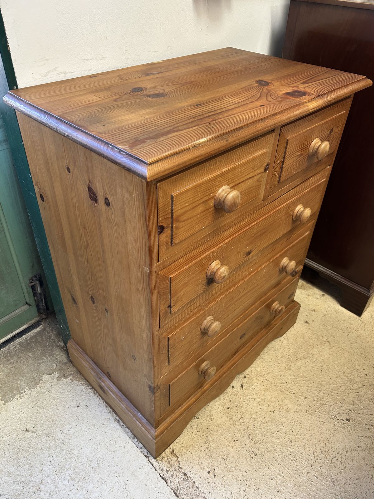 Vintage Quality Pine Chest Of Drawers photo furniture