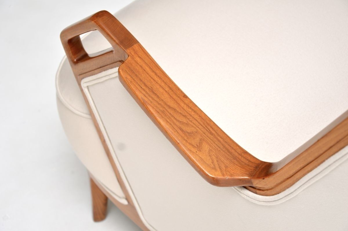 Vintage Swedish Elm Armchair, 1960s photo buy