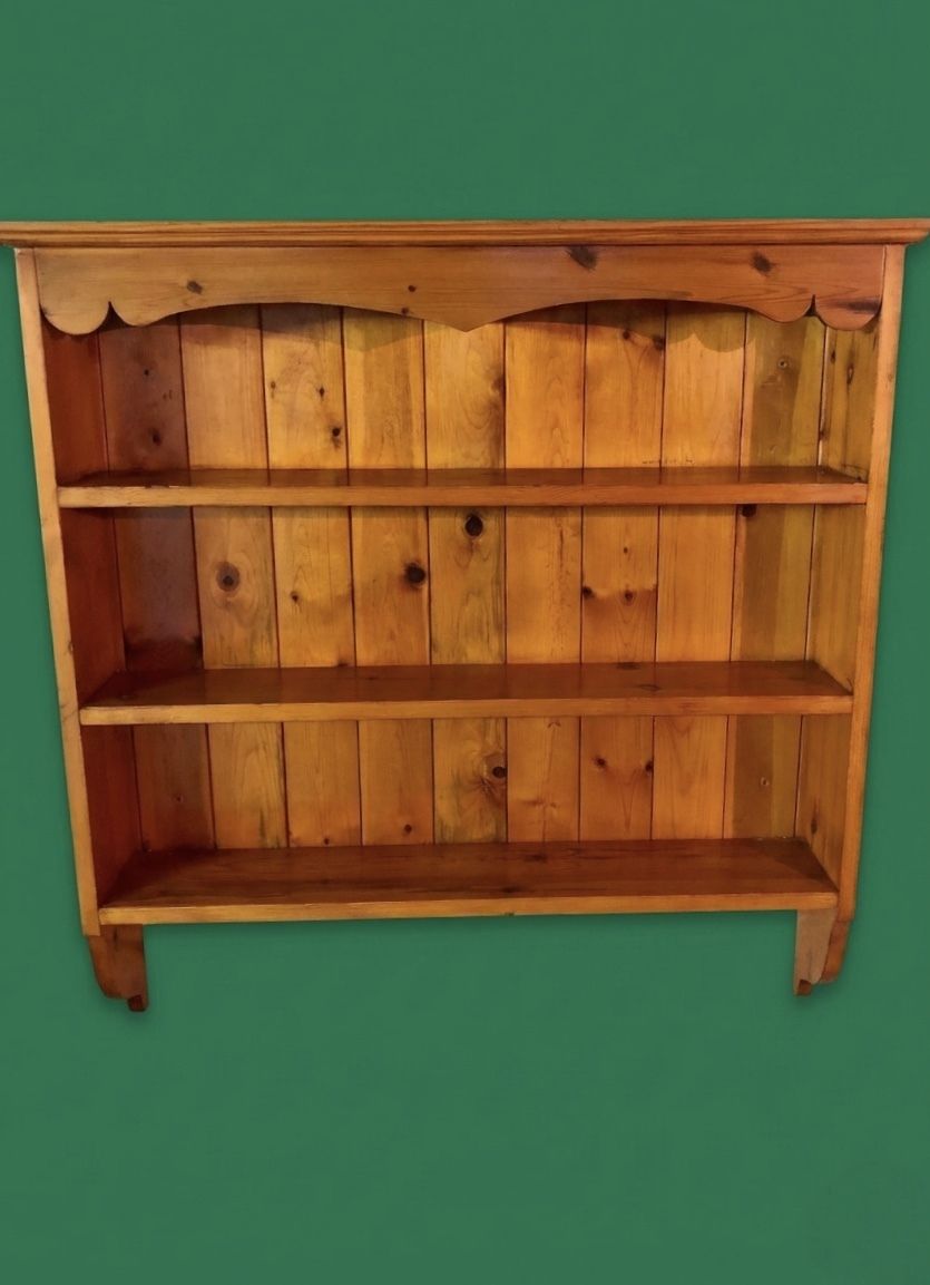 Handsome Set Of Vintage Pine Shelves photo furniture