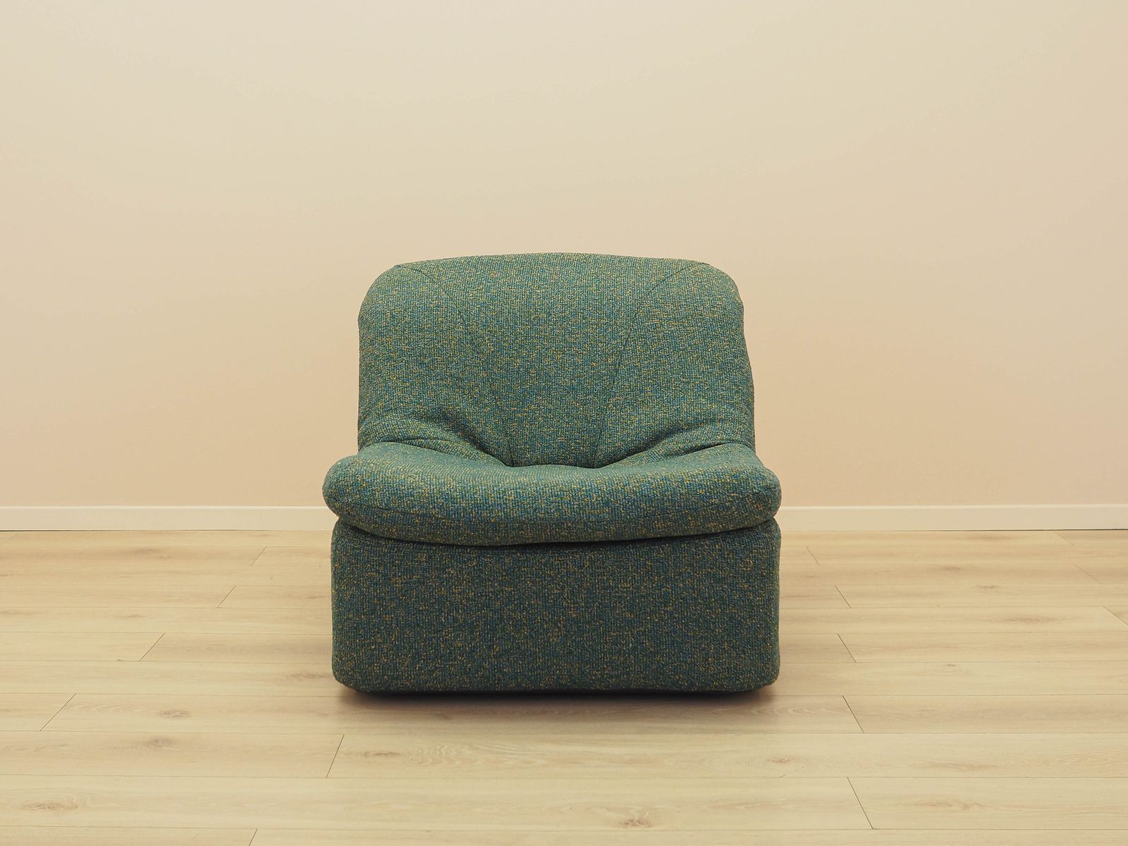 Green Armchair, Italian Design, 1970s, Made In Italy photo for sale