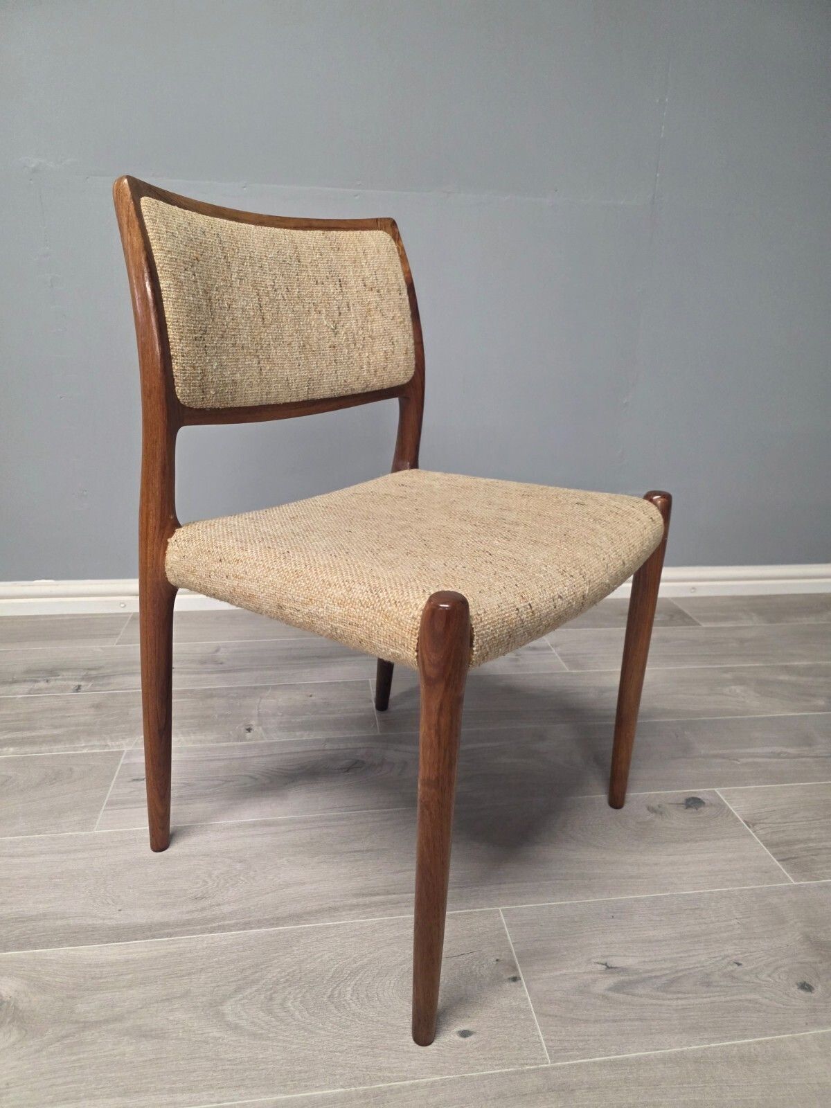 photo furniture Set Of 8 Danish Rosewood Mid Century Dining Chairs By Niels Otto Moller