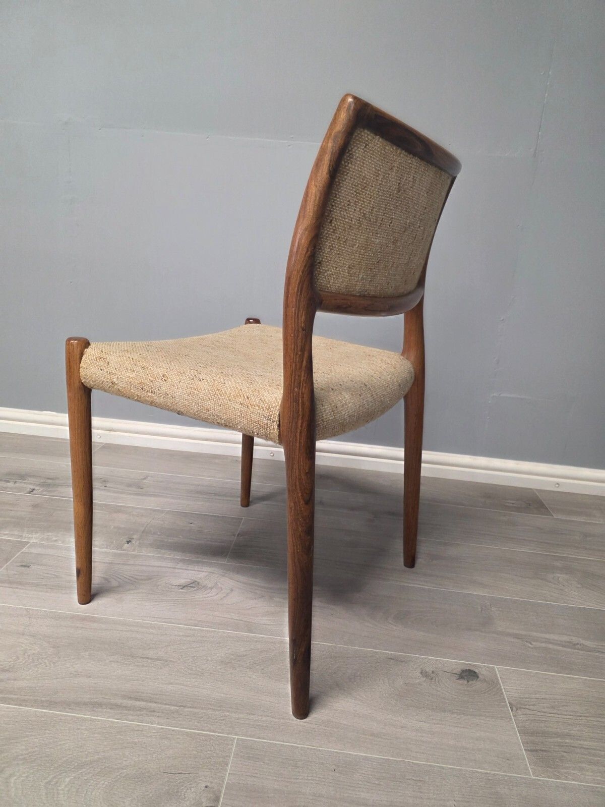 3800.0 Set Of 8 Danish Rosewood Mid Century Dining Chairs By Niels Otto Moller photo