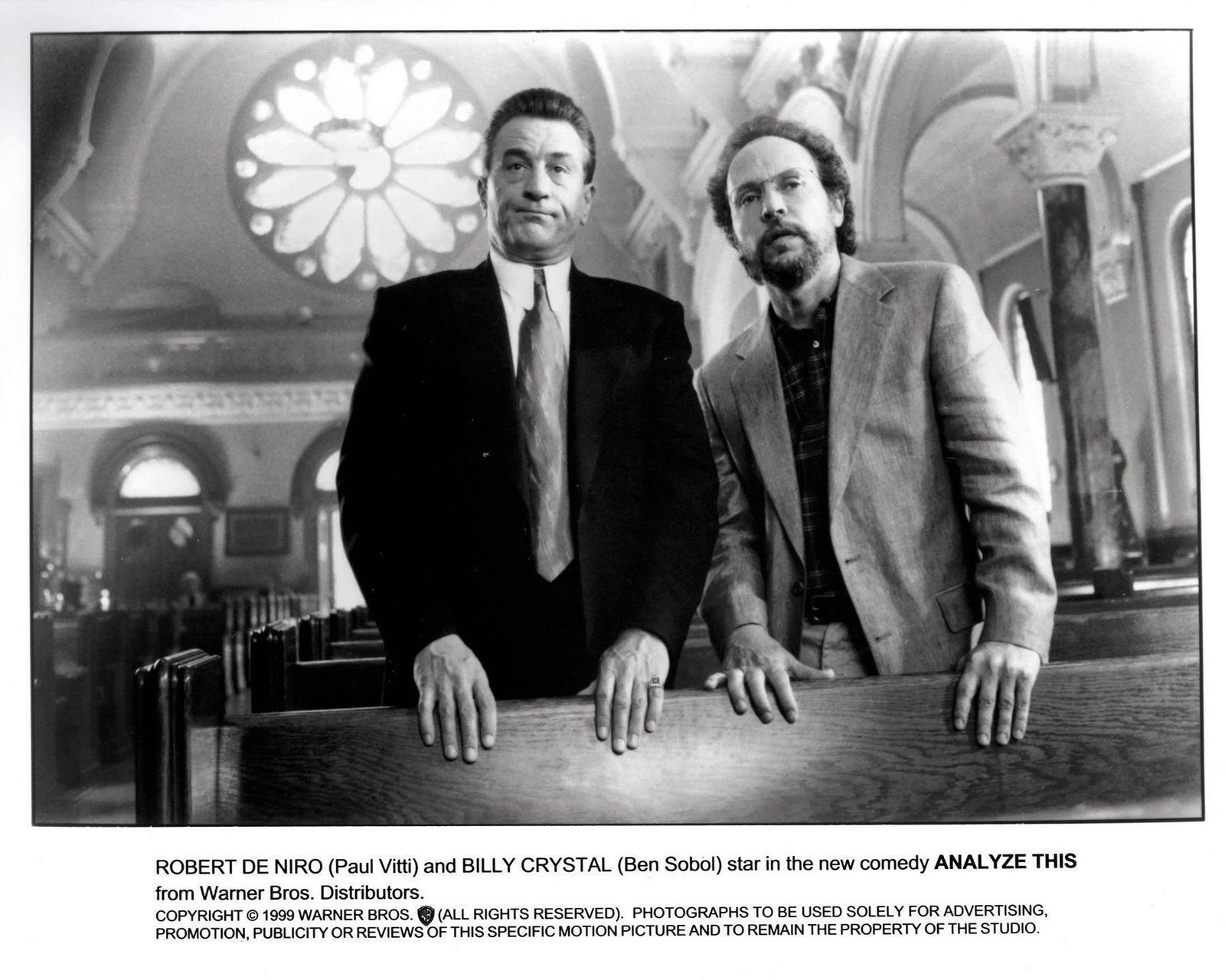 Analyze This 1999 Publiciteitsfilm Filmfoto Ingelijst photo vinterior