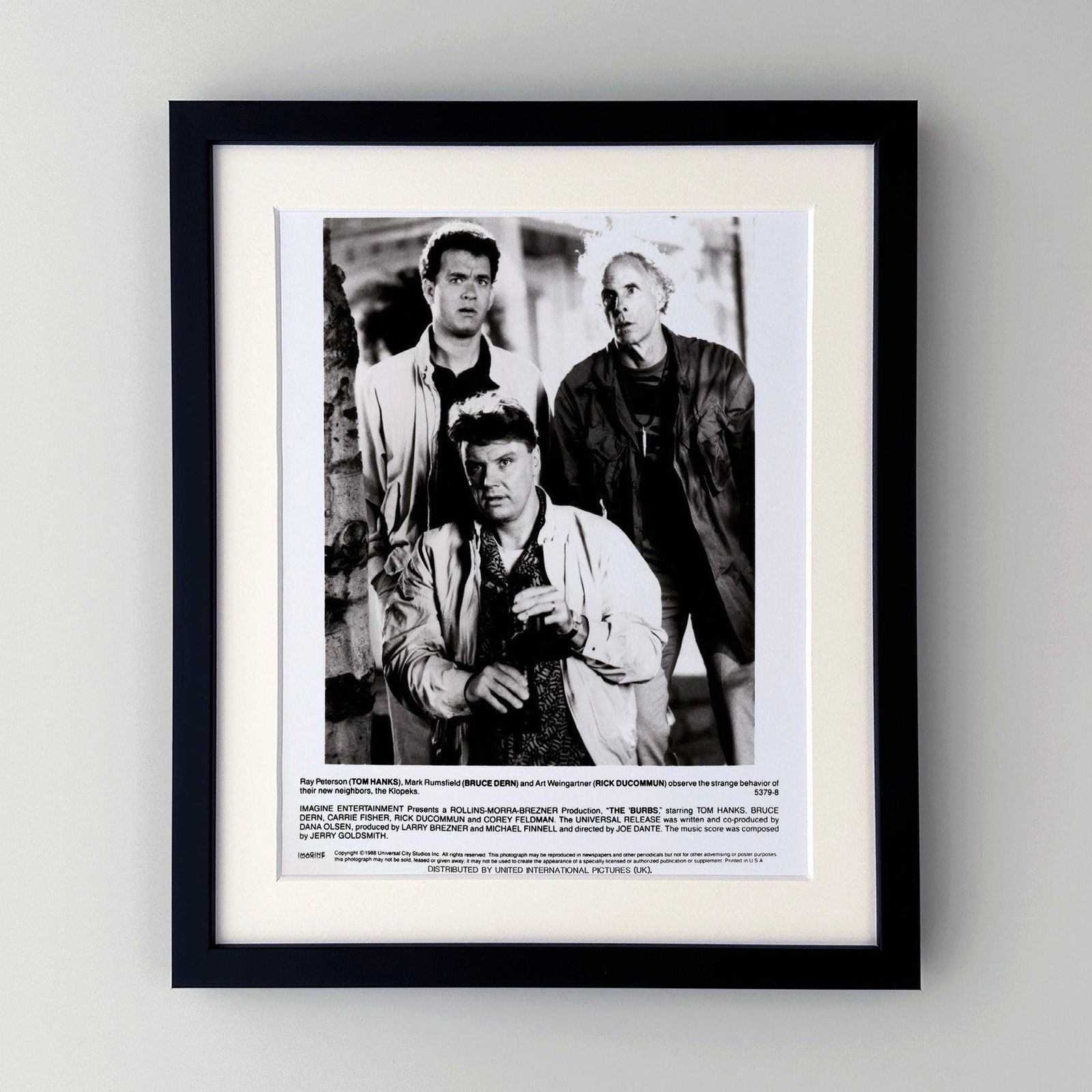 Photographie de presse encadrée, The Burbs, 1989 photo furniture