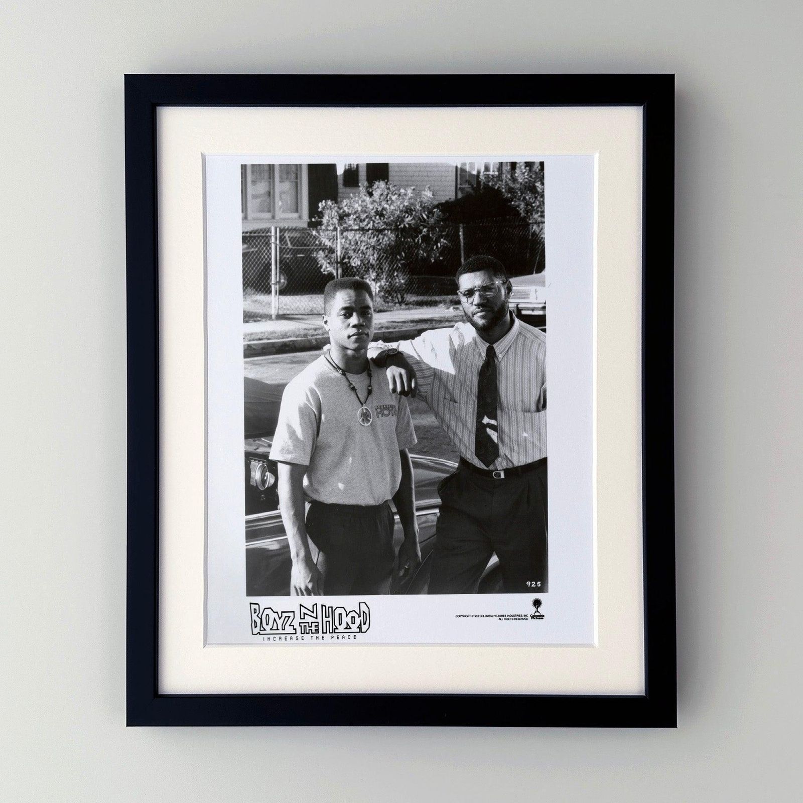 Boyz N The Hood 1991 Publicity Film Movie Press Still Framed photo furniture