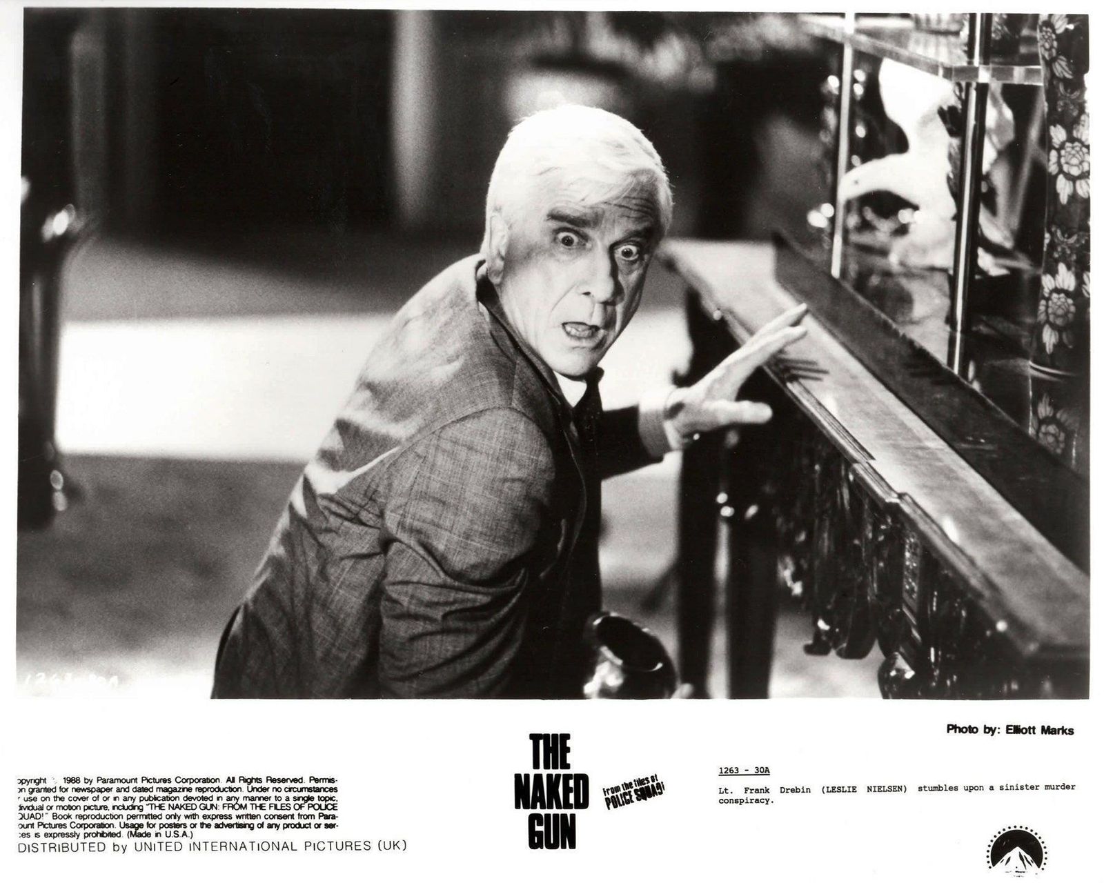 Photo de presse The Naked Gun 1988, encadrée photo vinterior