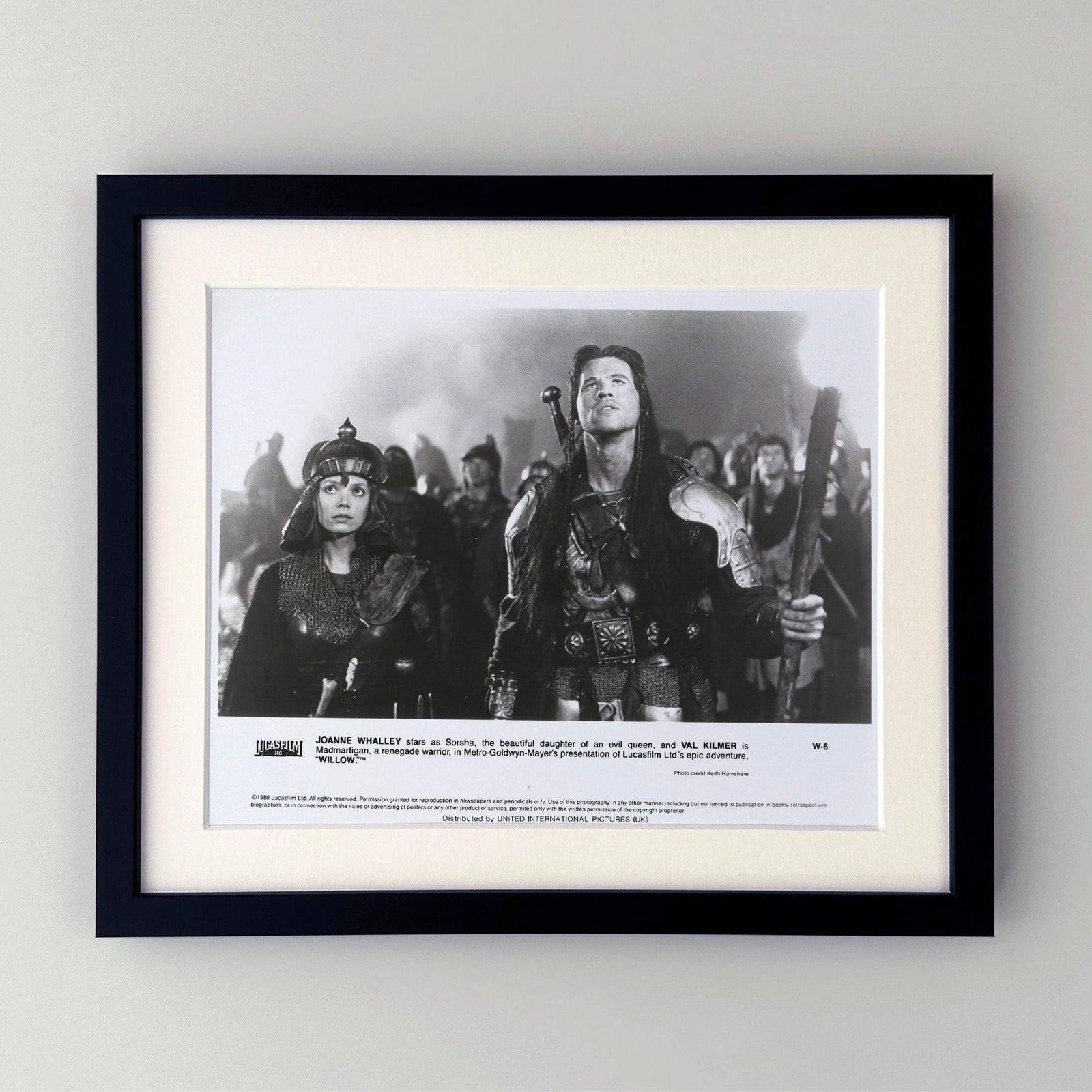 Willow 1988 Publiciteitsfoto Film Movie Press Still, ingelijst photo furniture