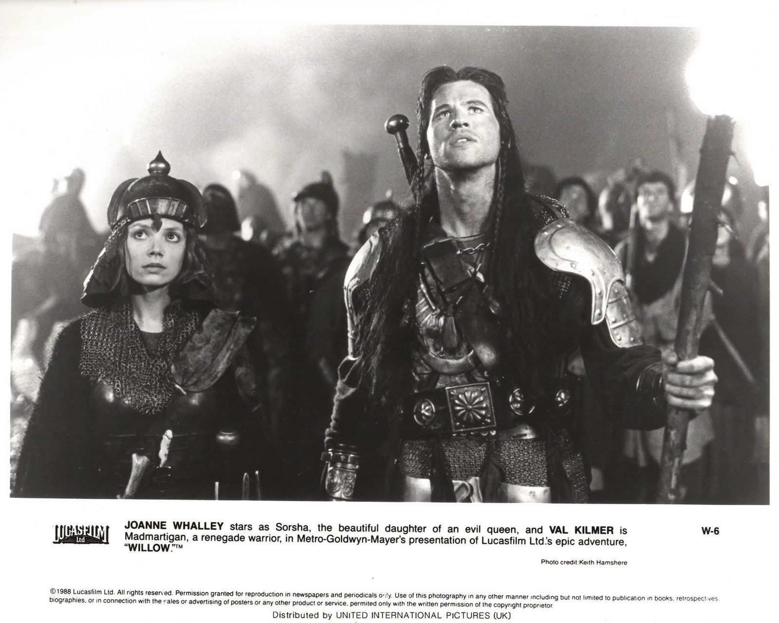 Willow 1988 Publicity Film Movie Press Still Framed photo vinterior