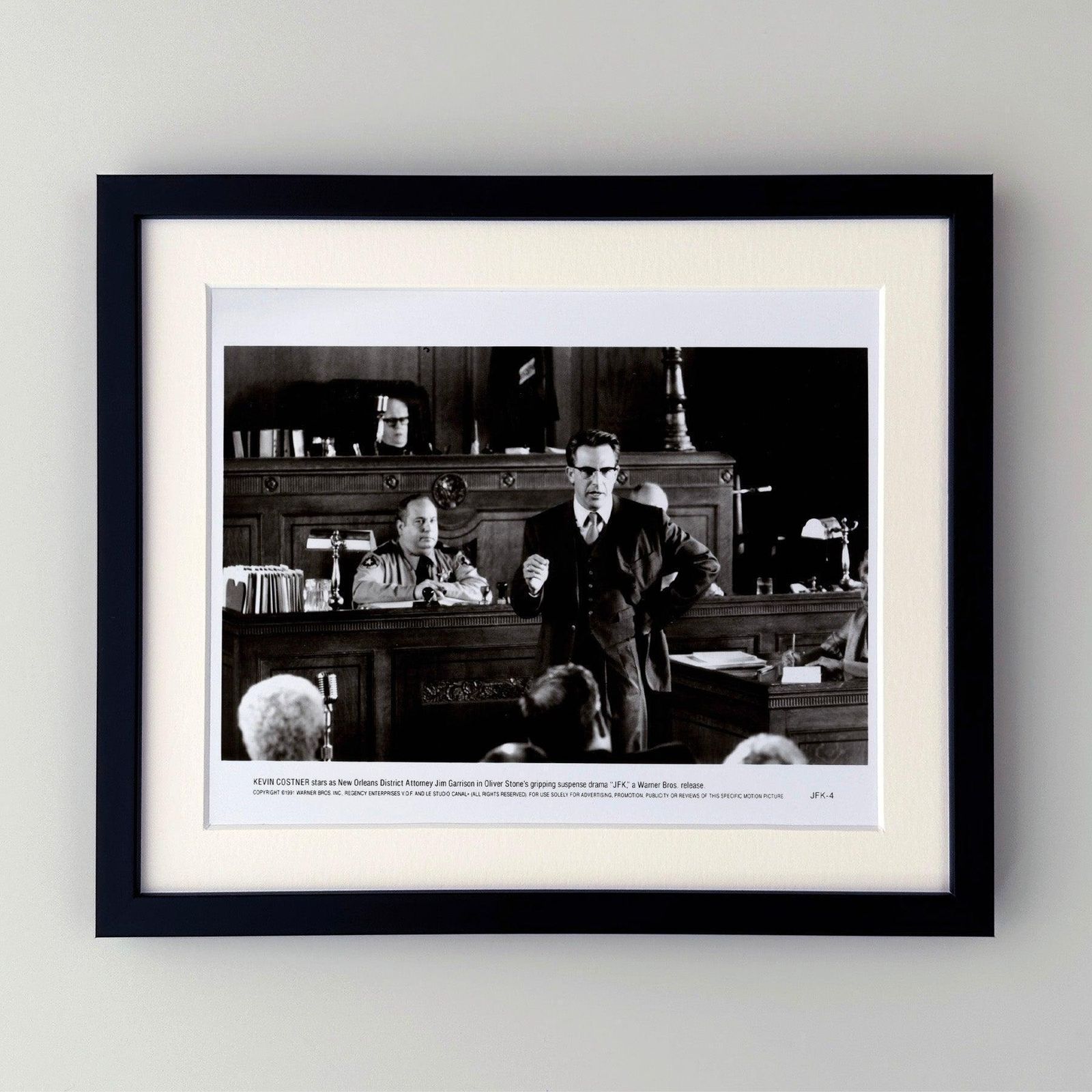 Jfk 1991 Publicity Film Movie Press Still Framed photo furniture
