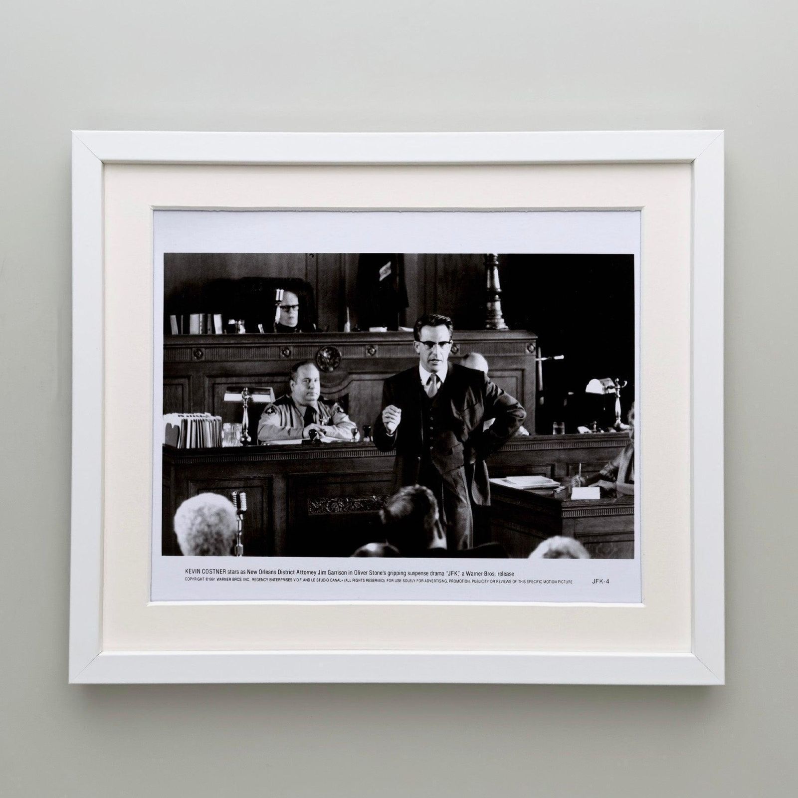 Jfk 1991 Publicity Film Movie Press Still Framed photo Art