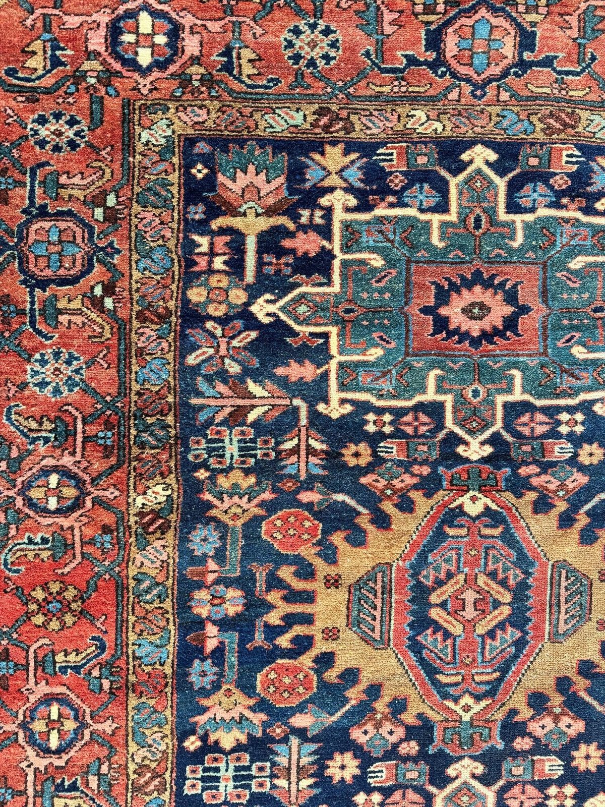2250.0 Antique Karaja Rug 1.82m X 1.42m photo