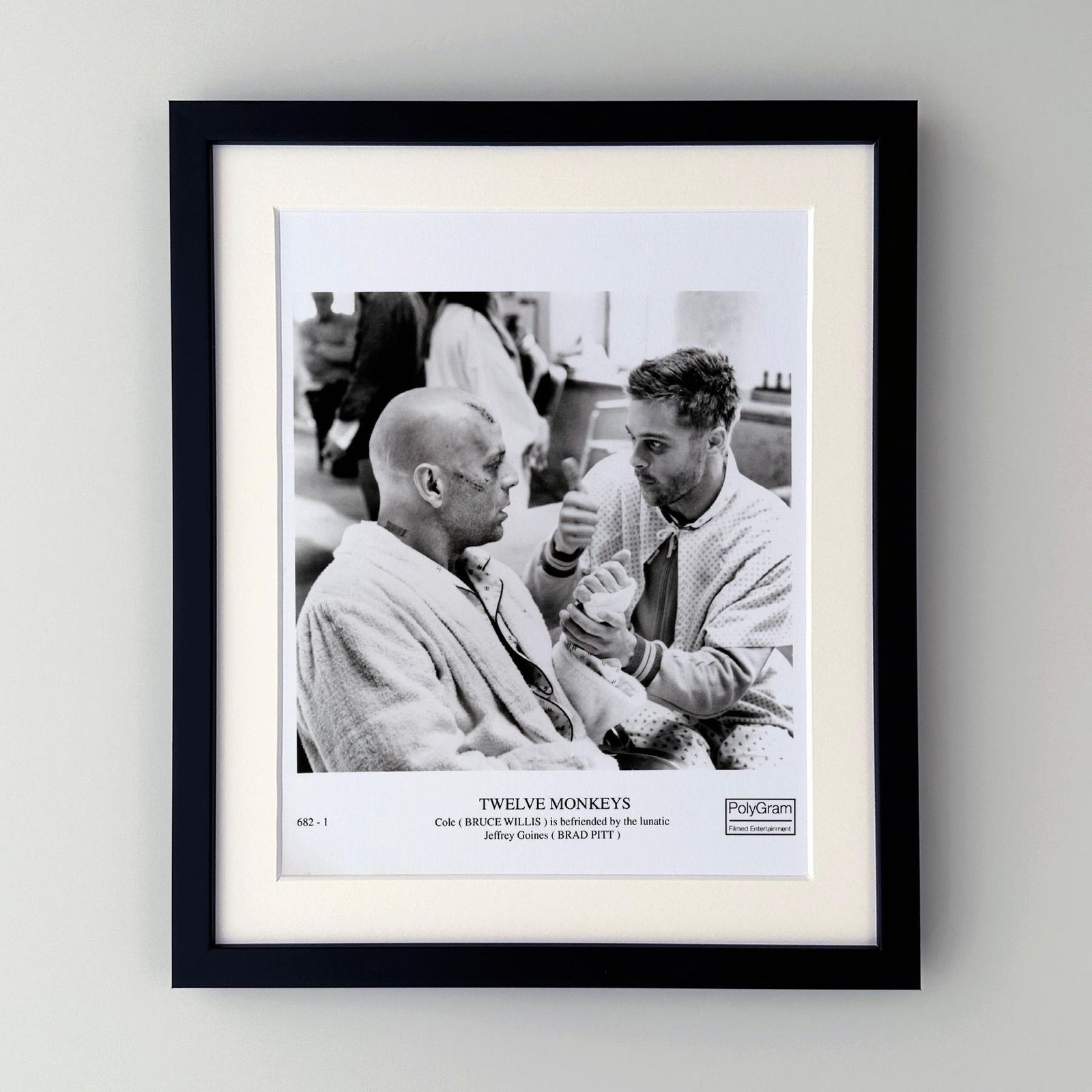 12 Monkeys 1995 Framed Publicity Film Movie Still photo furniture