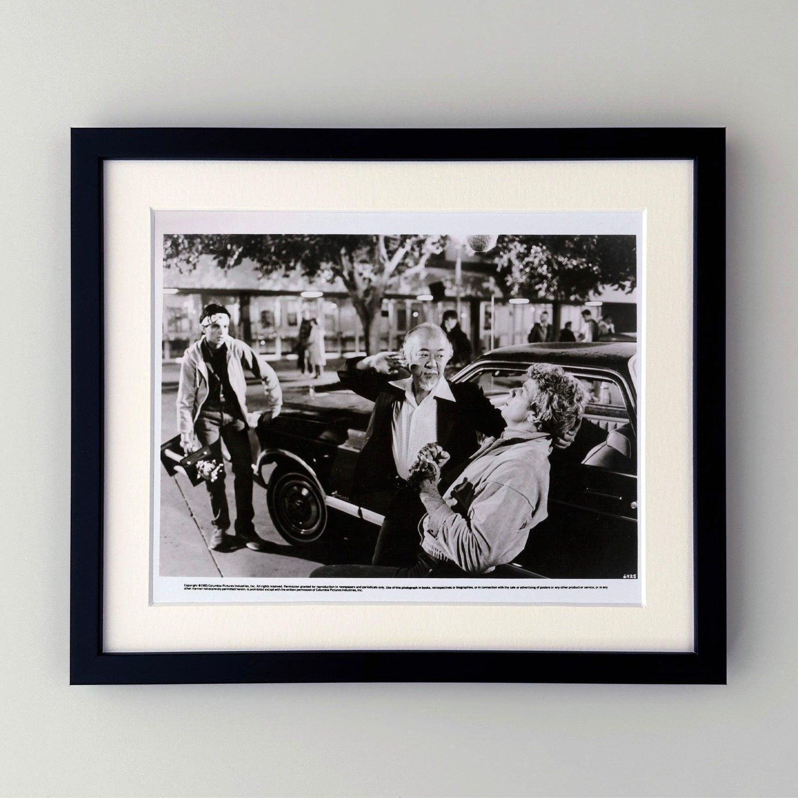 Photo de presse originale encadrée, The Karate Kid, 1984 photo furniture